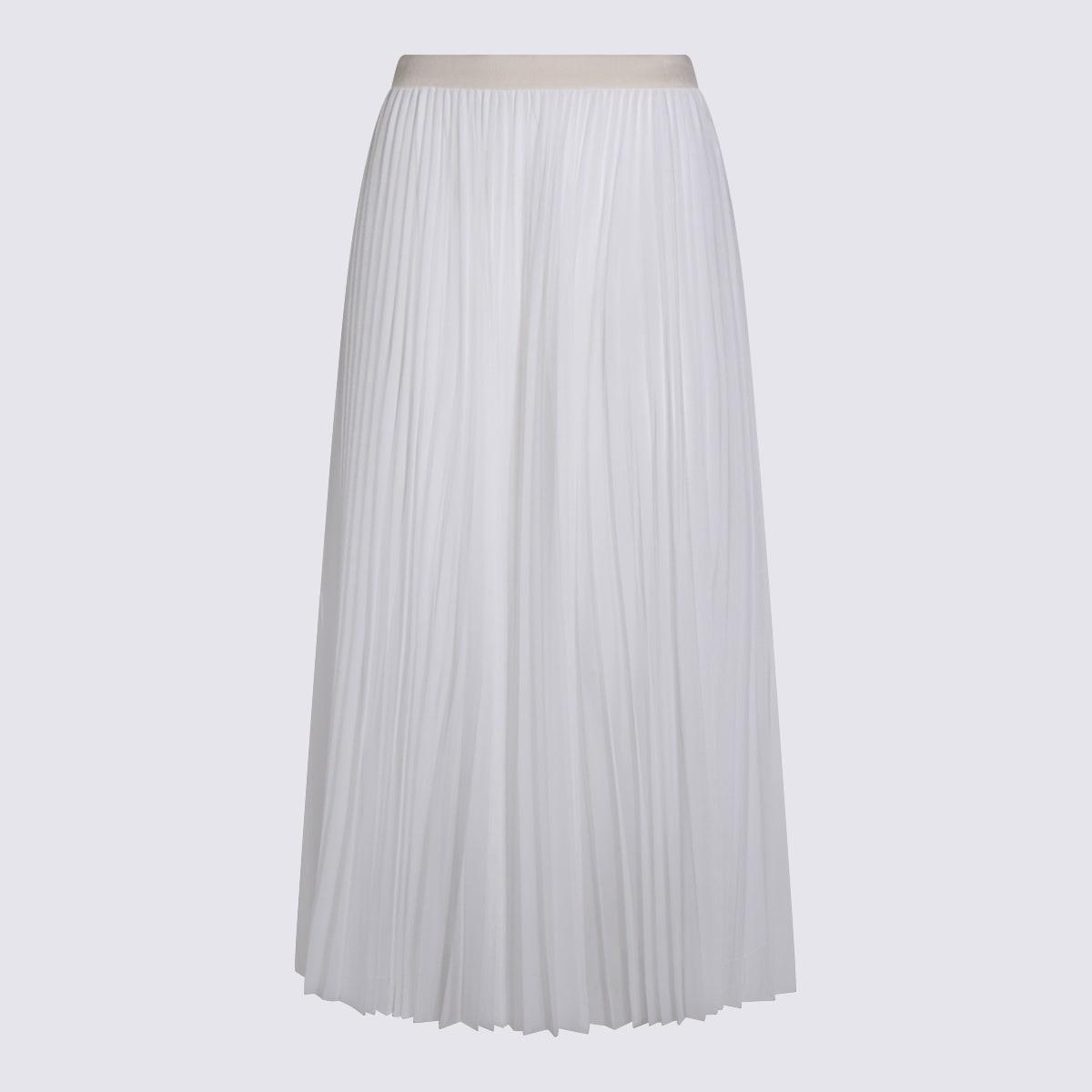 fabiana filippi butter pleated long skirt