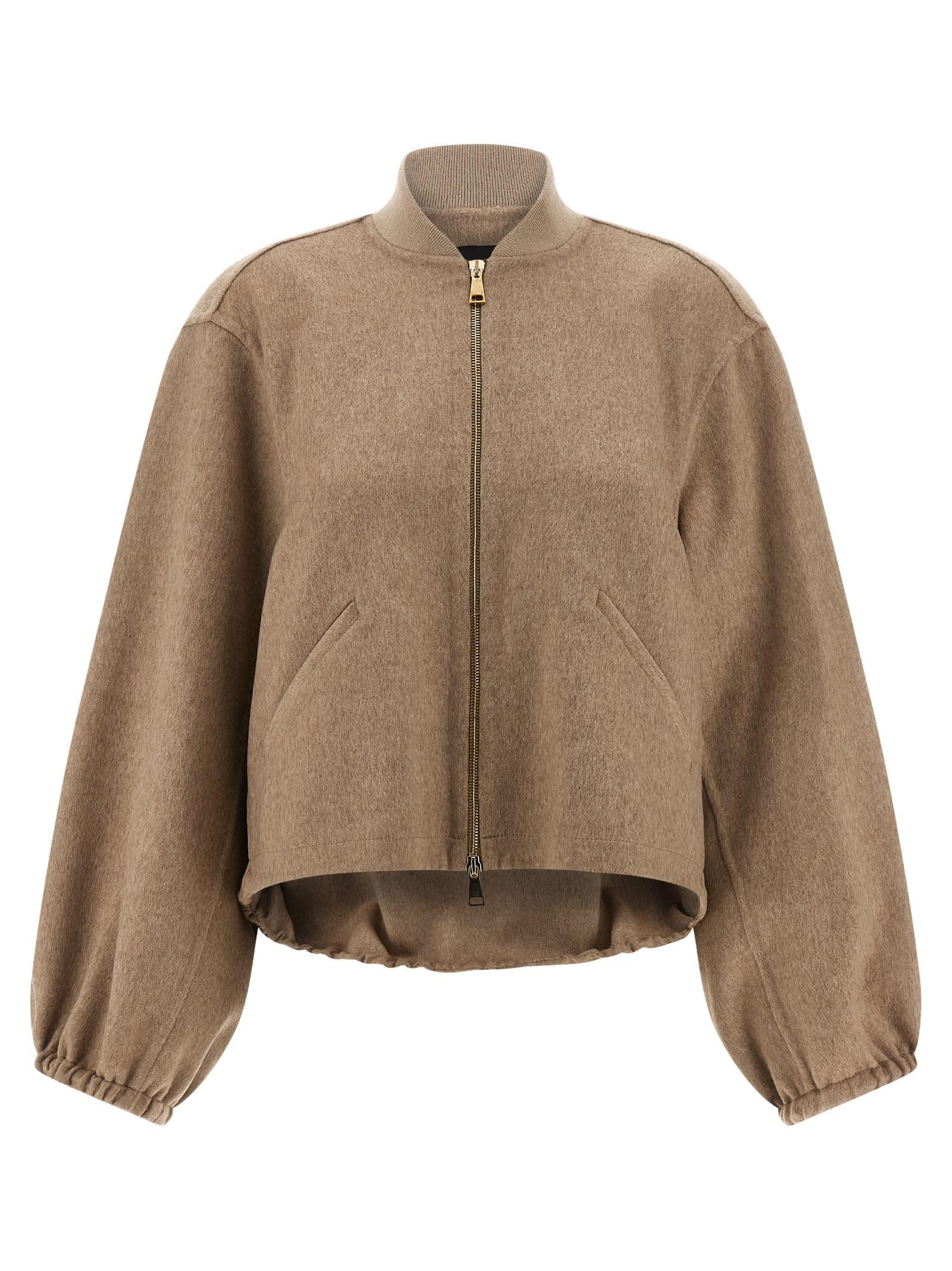 fabiana filippi cashmere bomber jacket