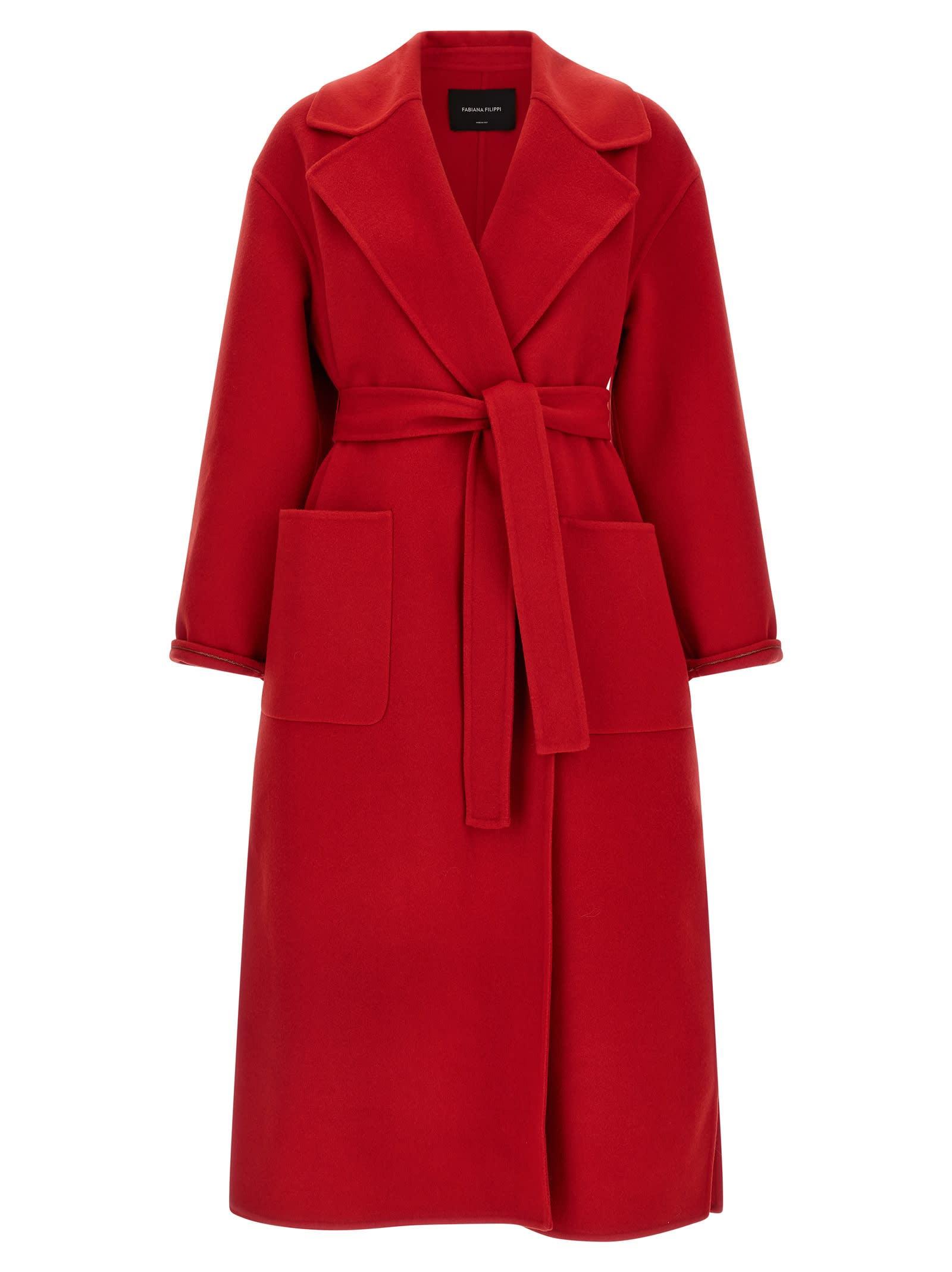 fabiana filippi cashmere wool coat