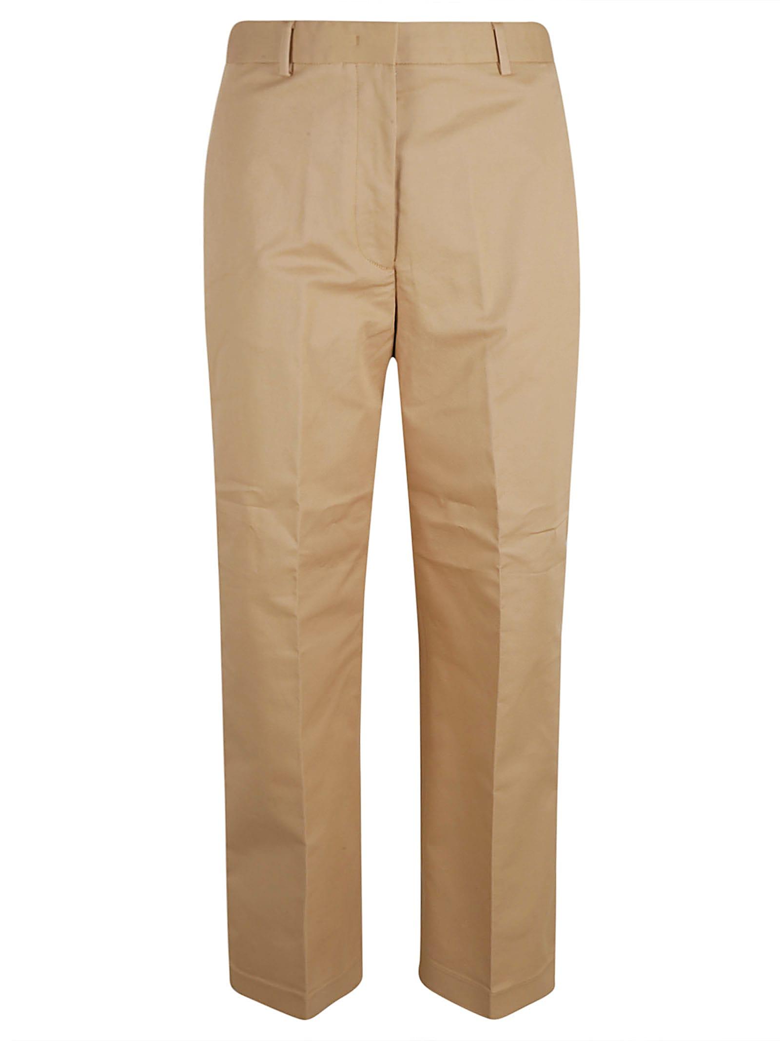 fabiana filippi cotton gabardine wide leg trousers