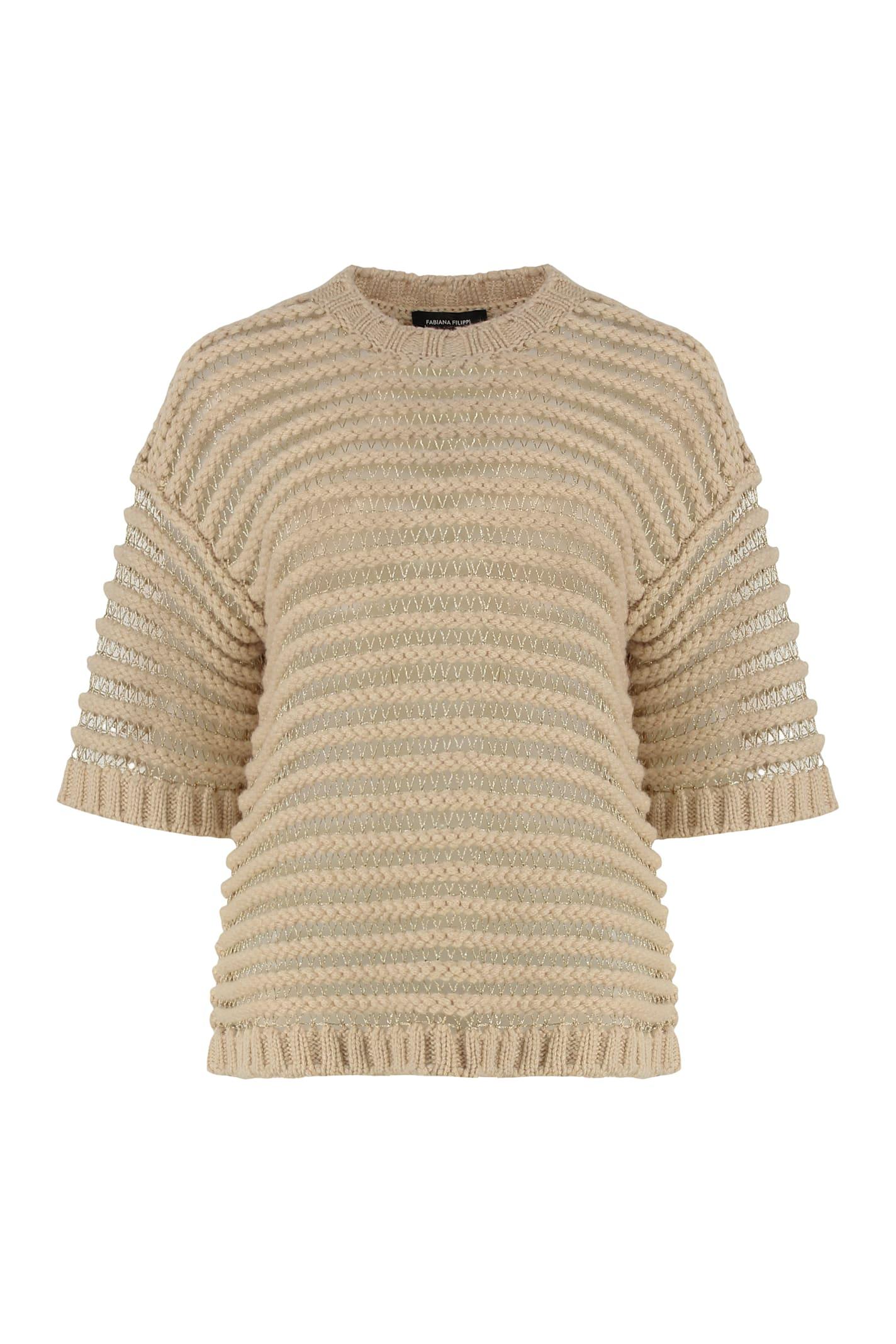 fabiana filippi crew-neck wool sweater