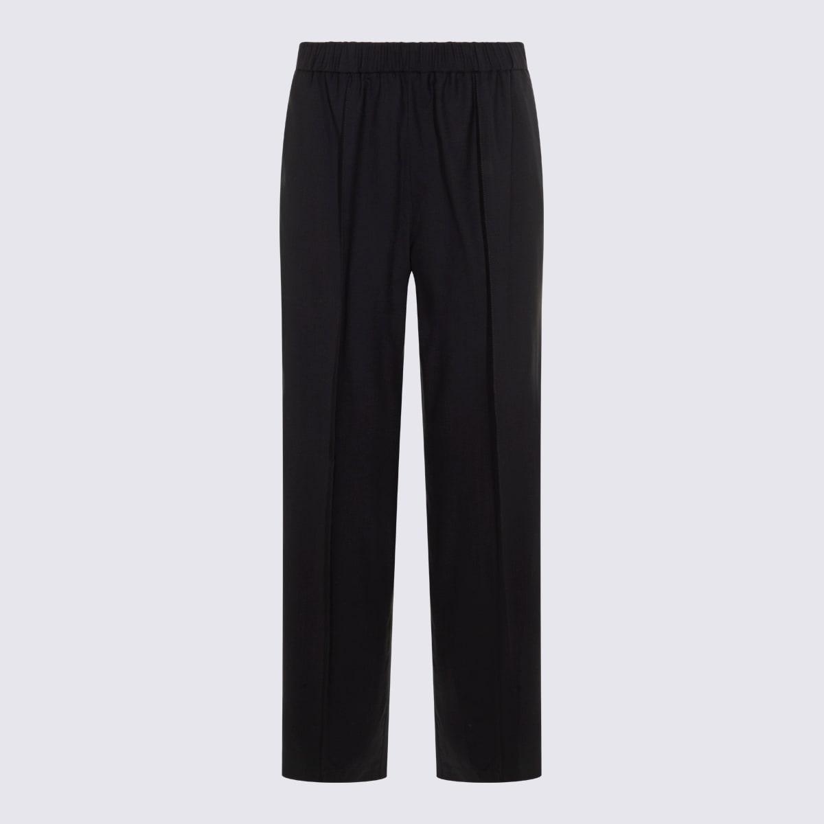 fabiana filippi dark blue wool pants