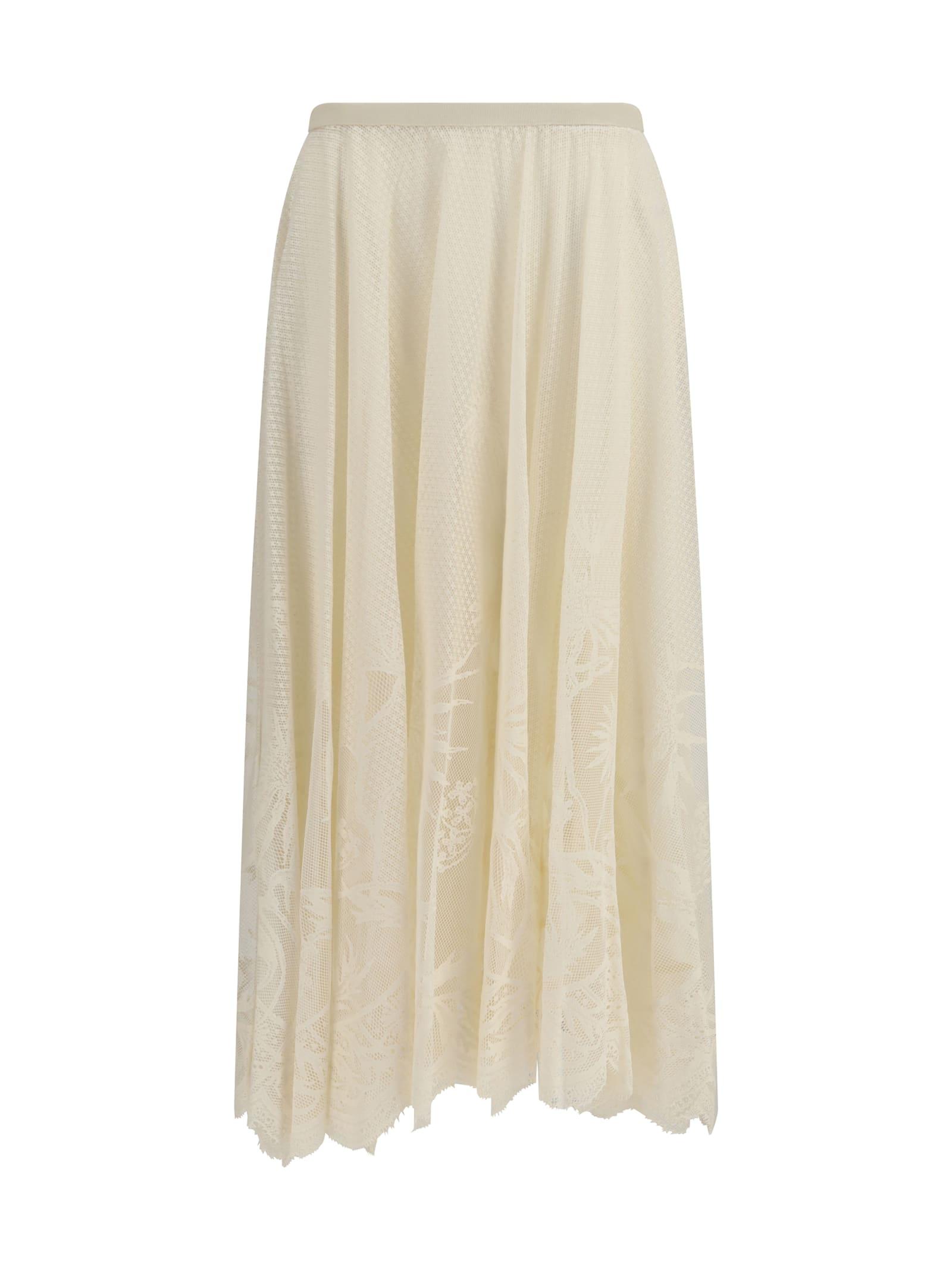 fabiana filippi embroidered circle skirt