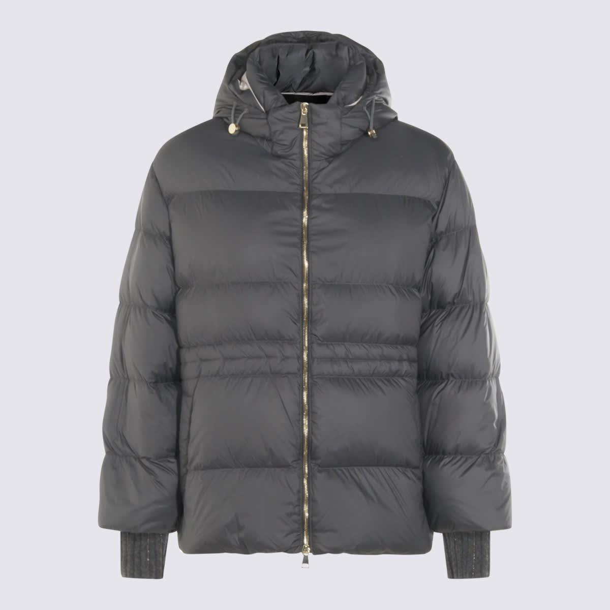 fabiana filippi grey down jacket