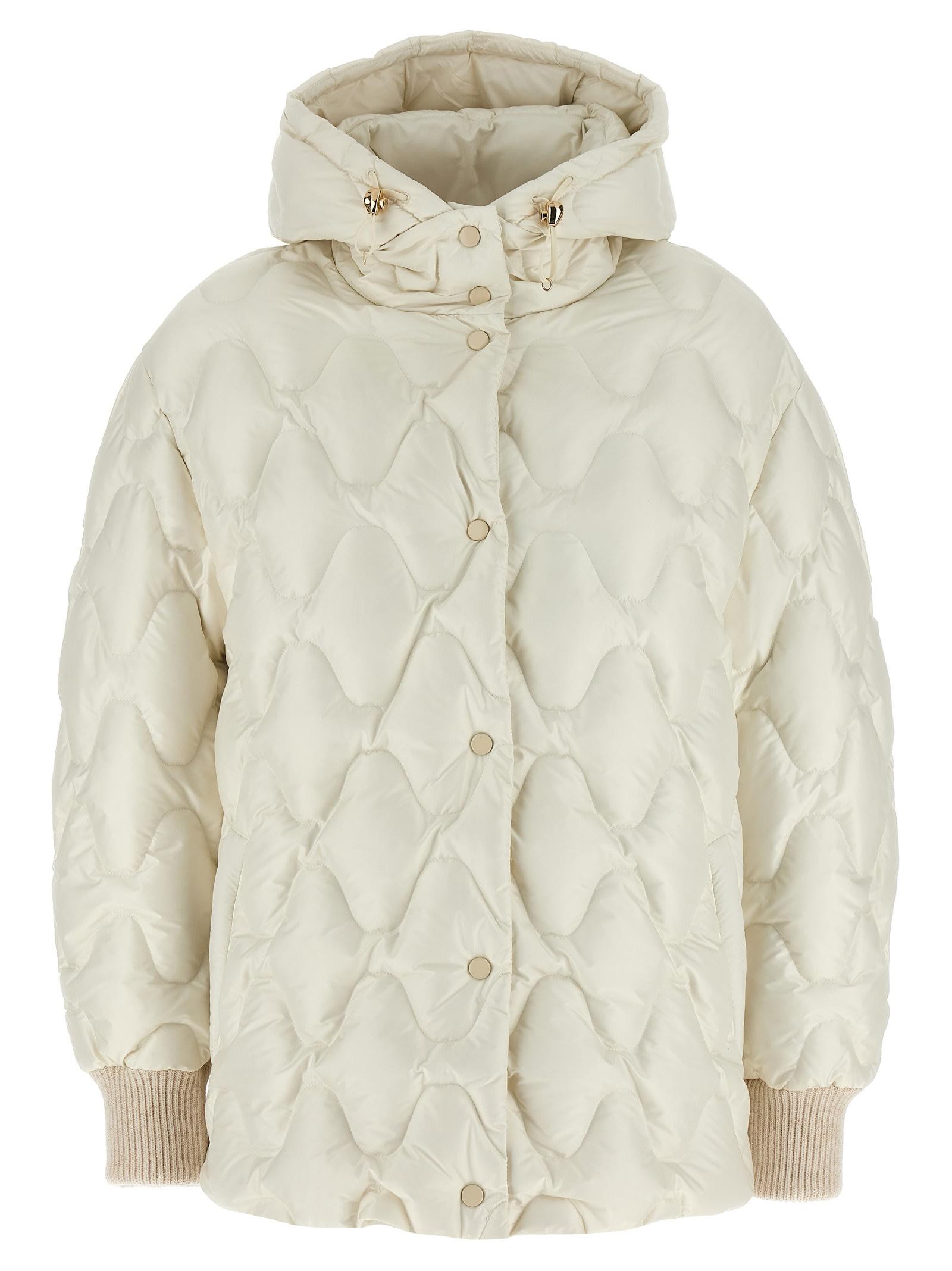 fabiana filippi hooded down jacket