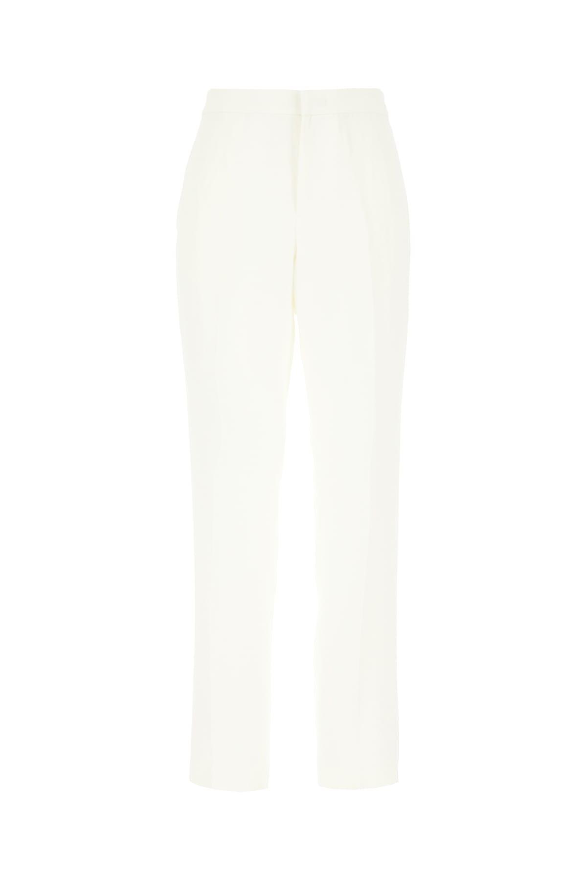 fabiana filippi ivory viscose blend pants