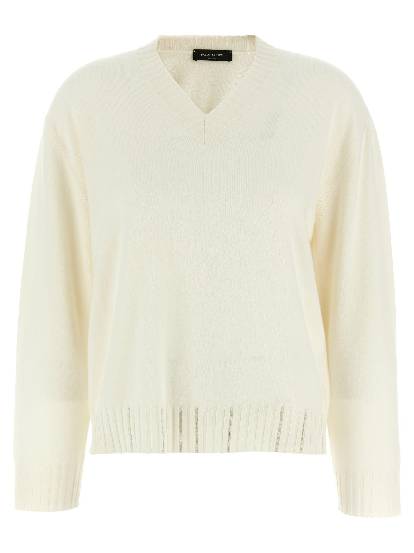 fabiana filippi jewel detail sweater