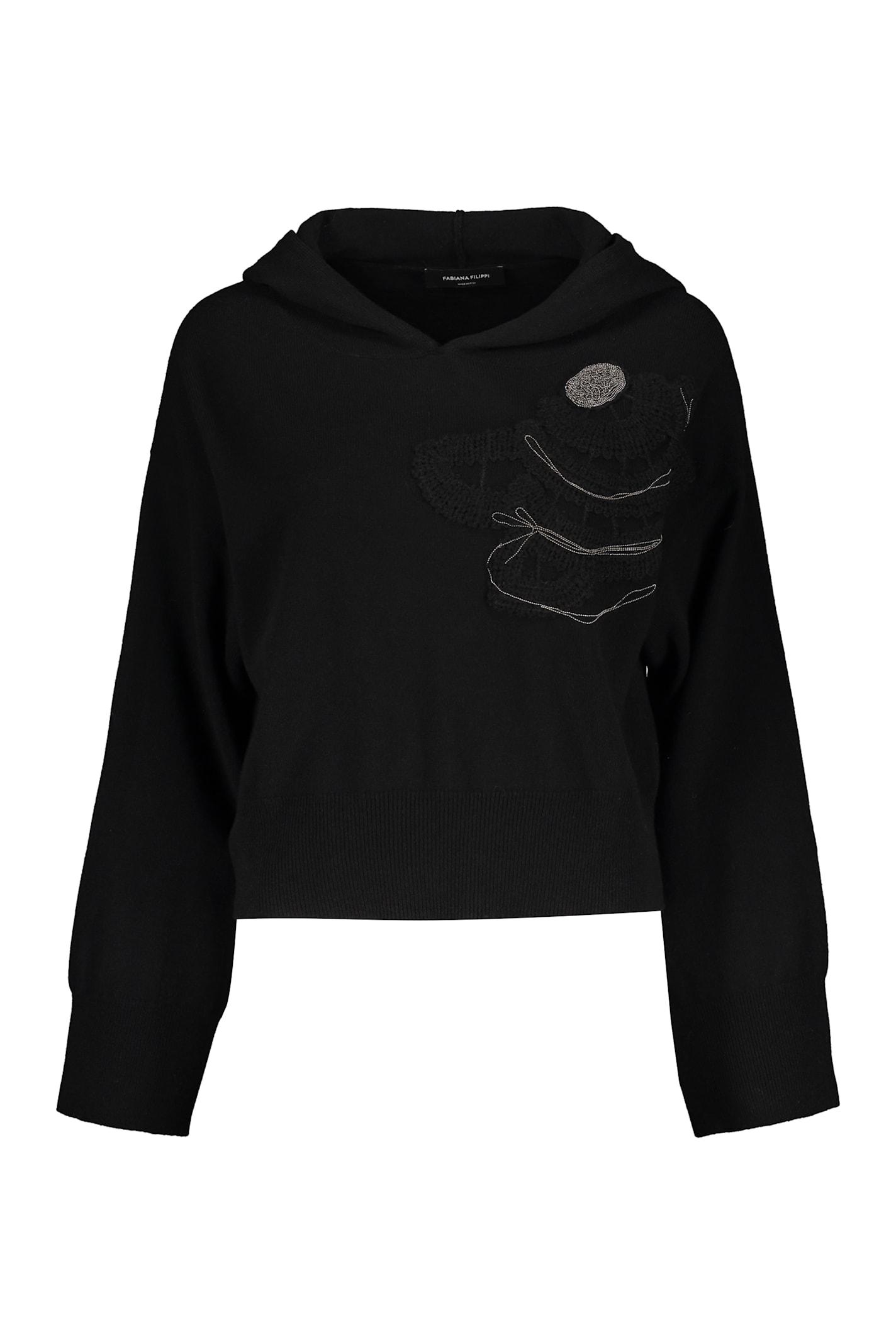 fabiana filippi knitted hoodie