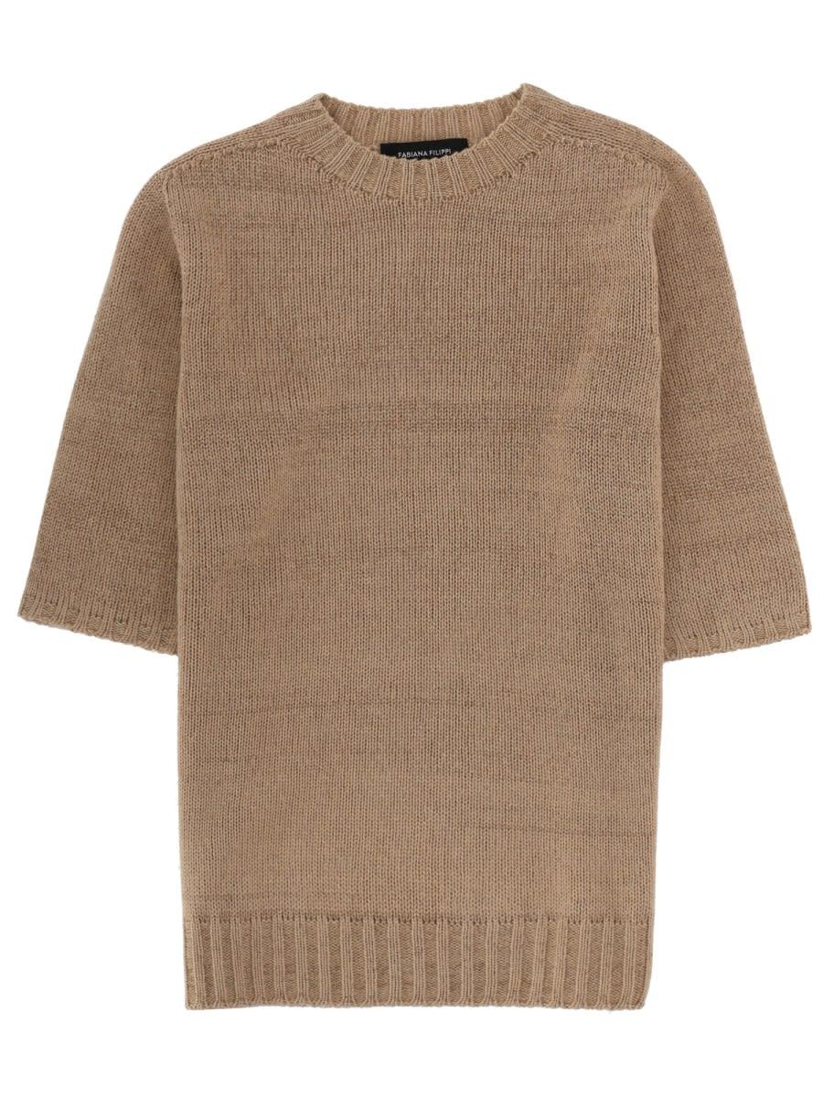 fabiana filippi linen blend t-shirt