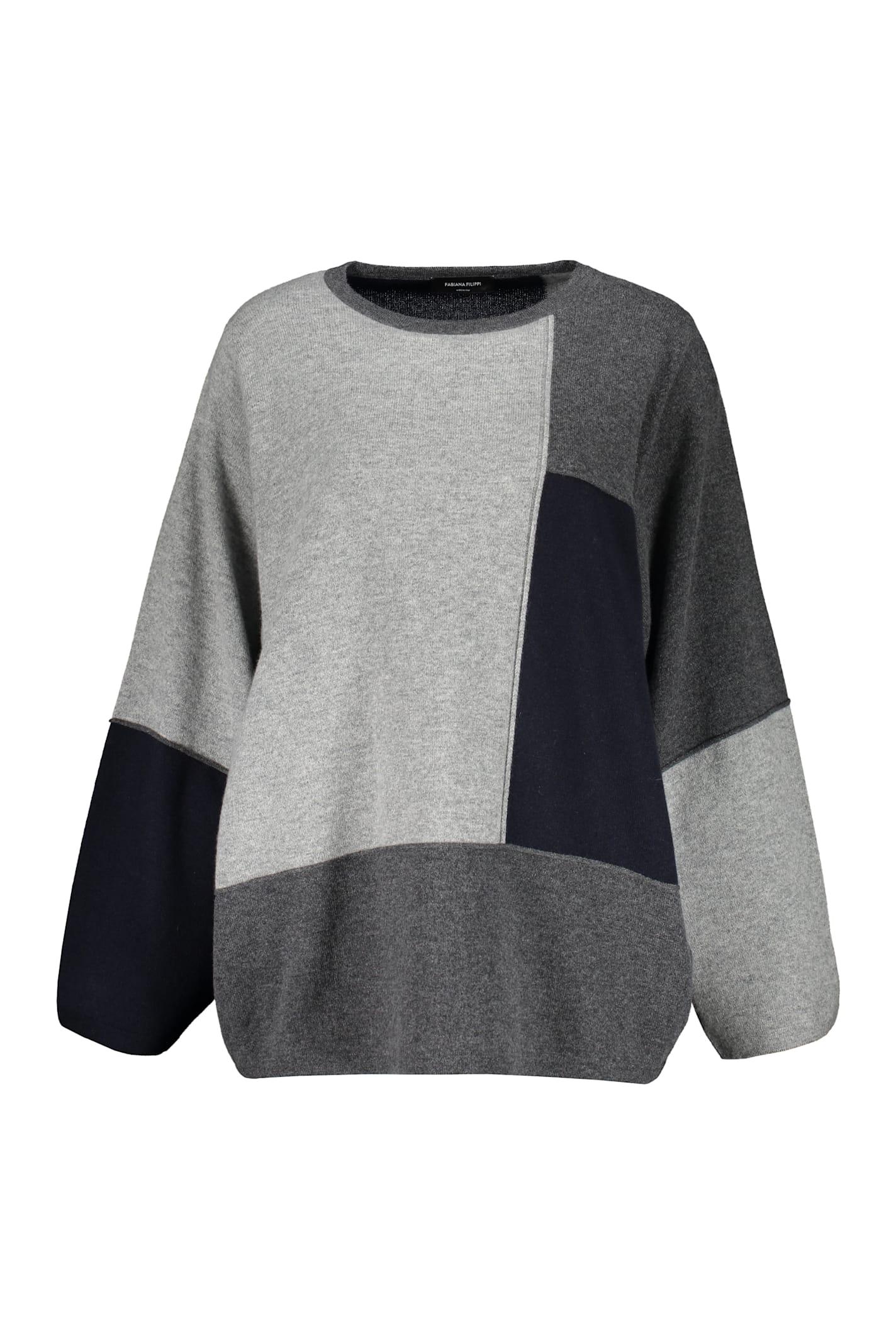 fabiana filippi long sleeve crew-neck sweater