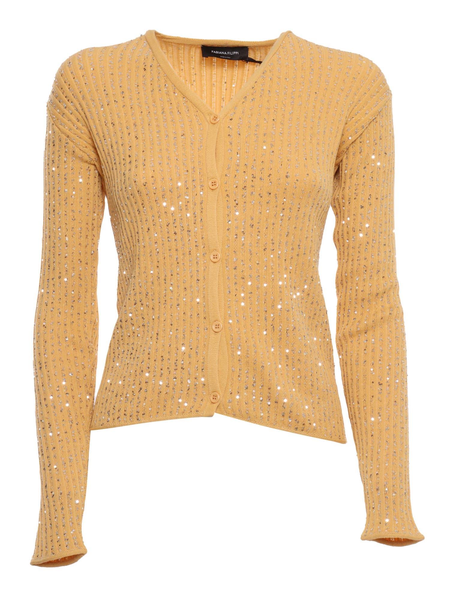 fabiana filippi orange cotton sweater