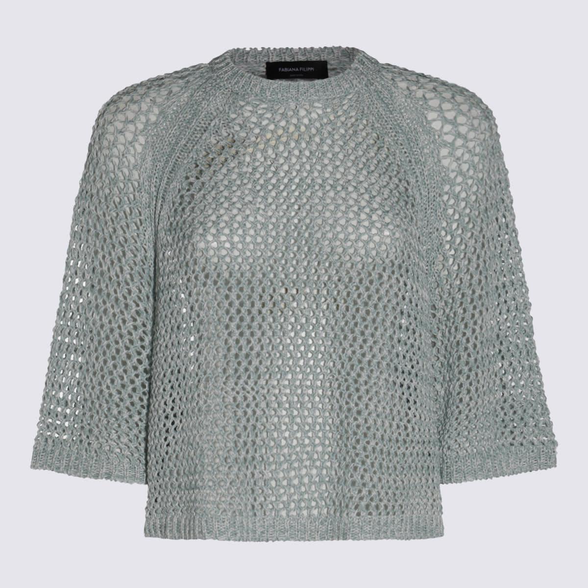 fabiana filippi perforated long-sleeved top