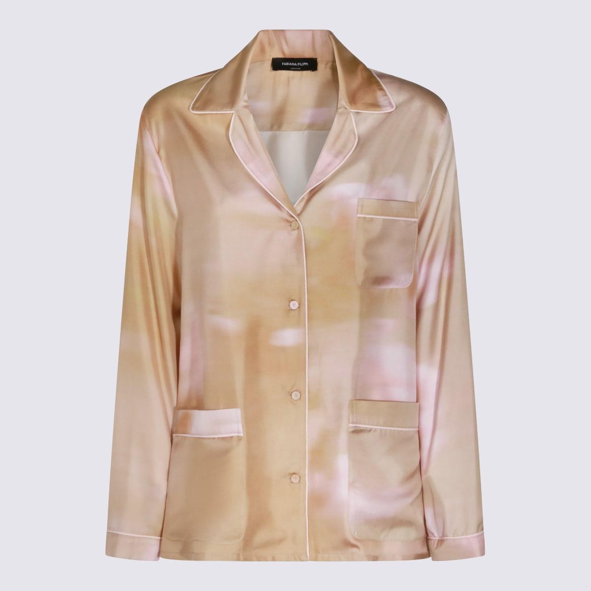 fabiana filippi pink silk shirt