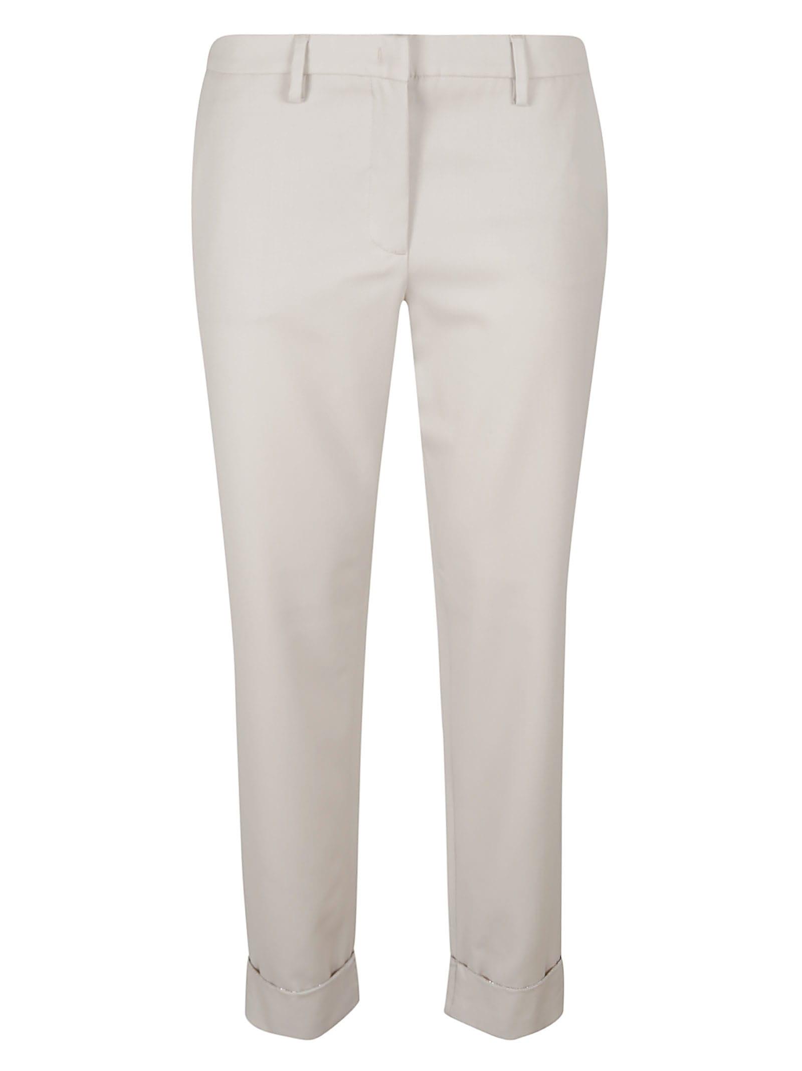 fabiana filippi plain cropped trousers