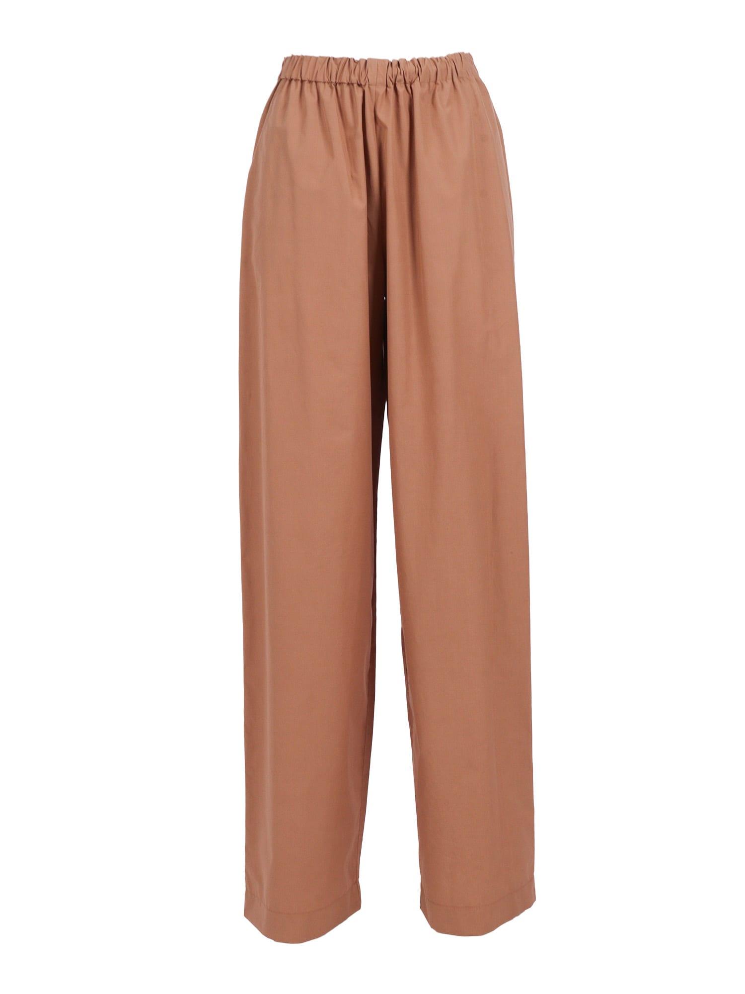 fabiana filippi poplin pijama trousers with elastic waistband