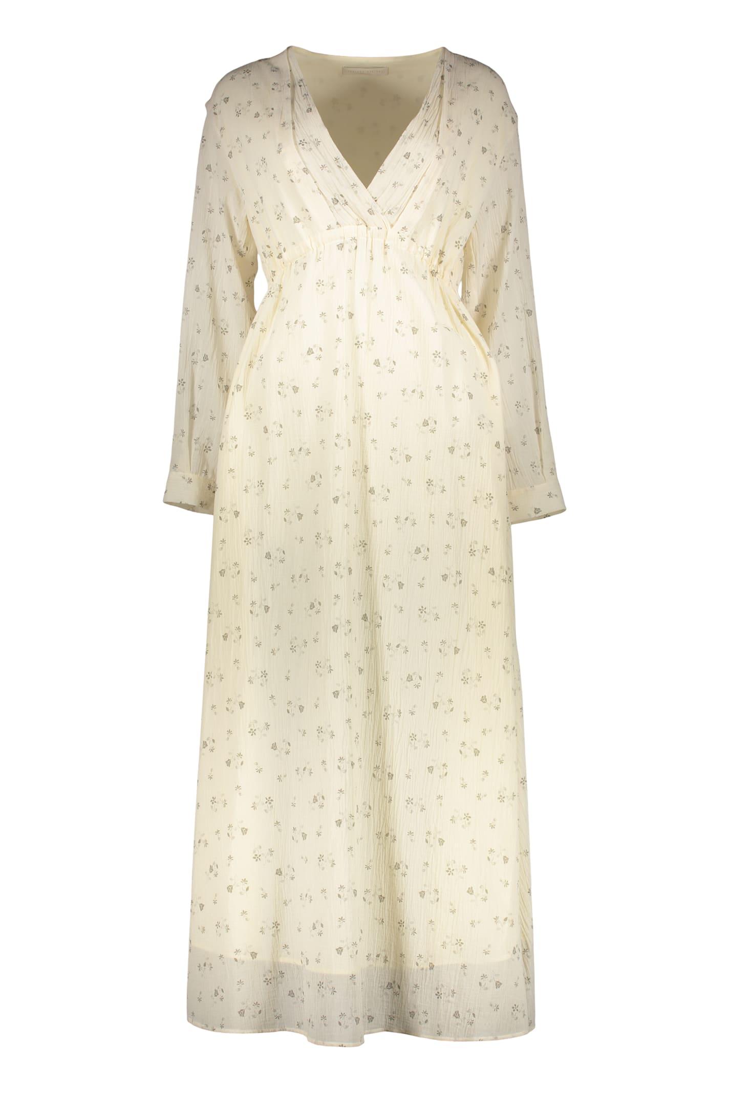 fabiana filippi printed cotton long dress