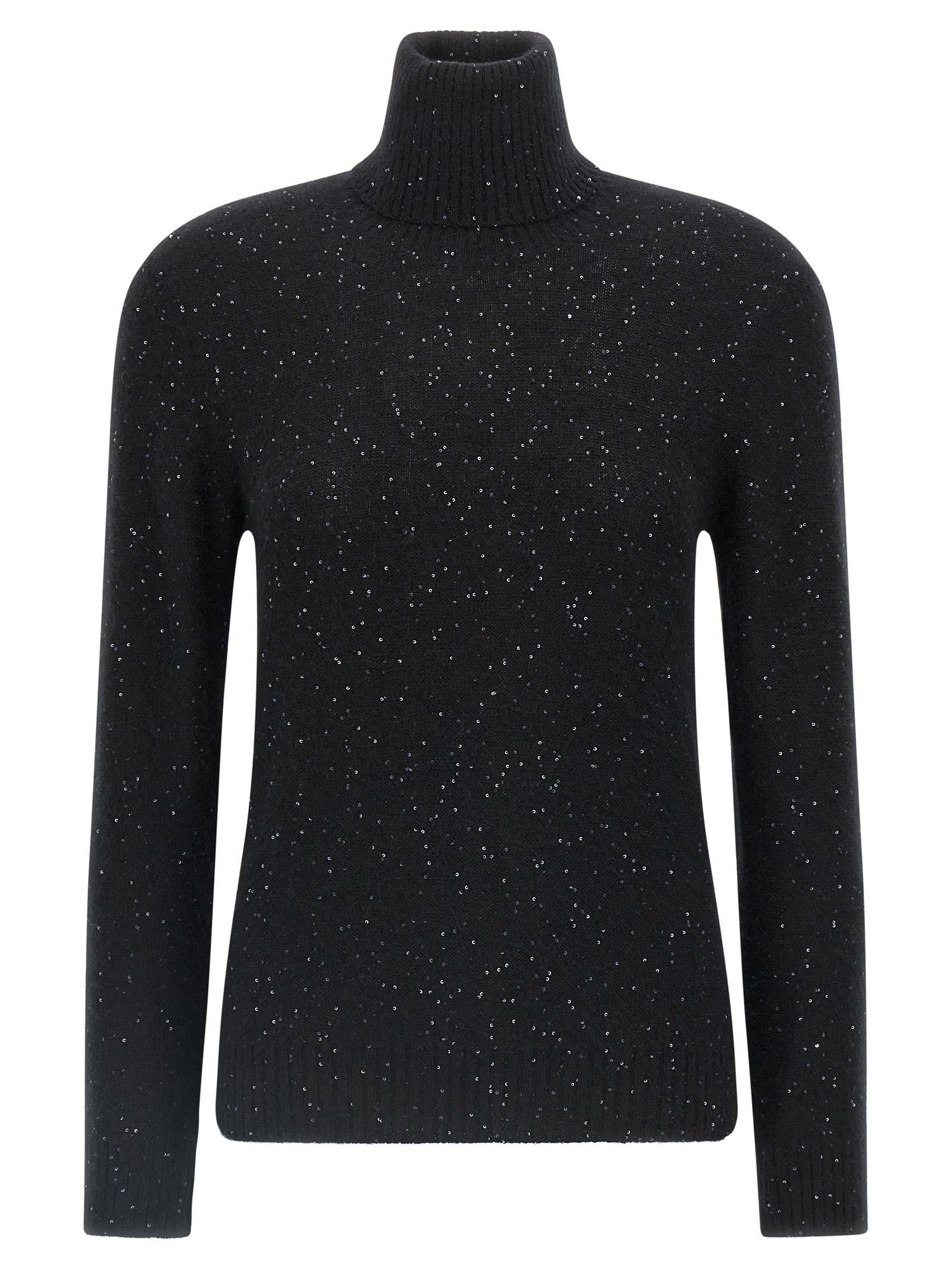 fabiana filippi sequin turtleneck sweater