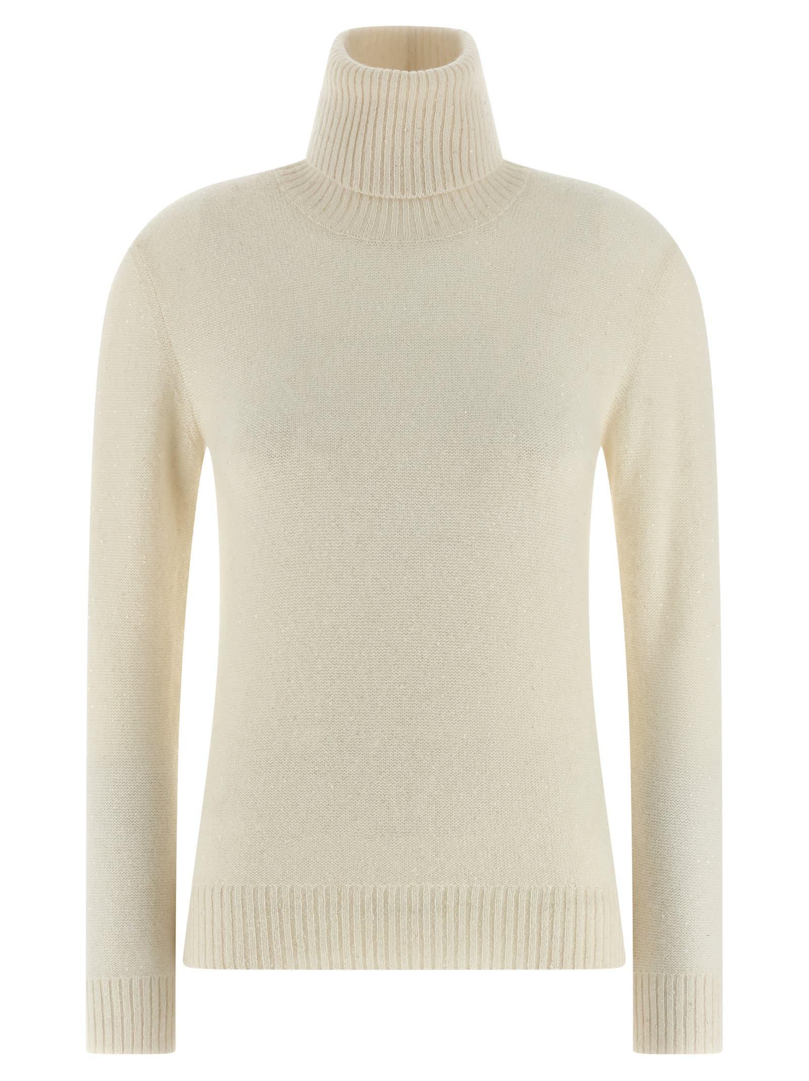 fabiana filippi sequin turtleneck sweater