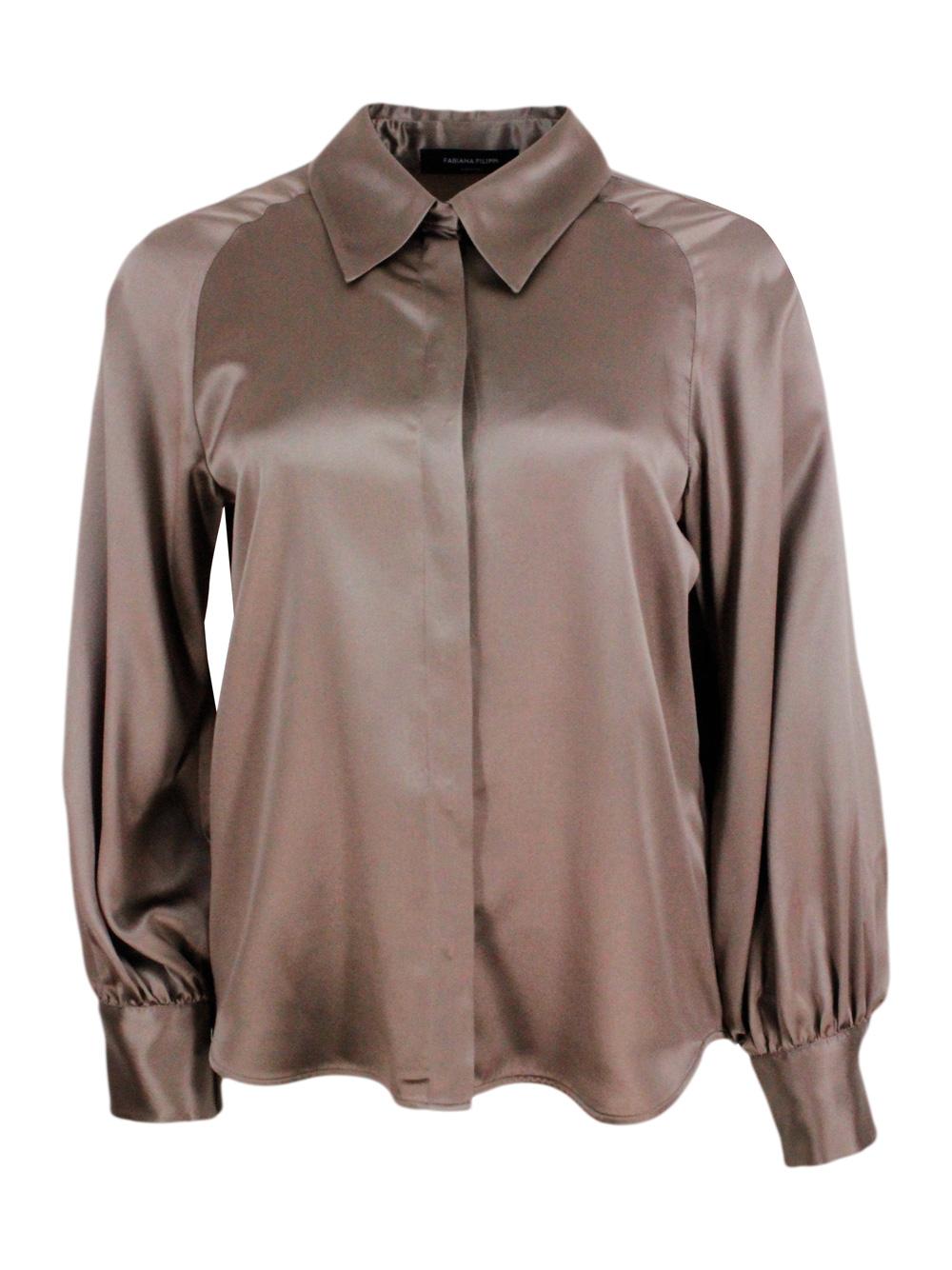 fabiana filippi shirts brown 94se 6ea - women