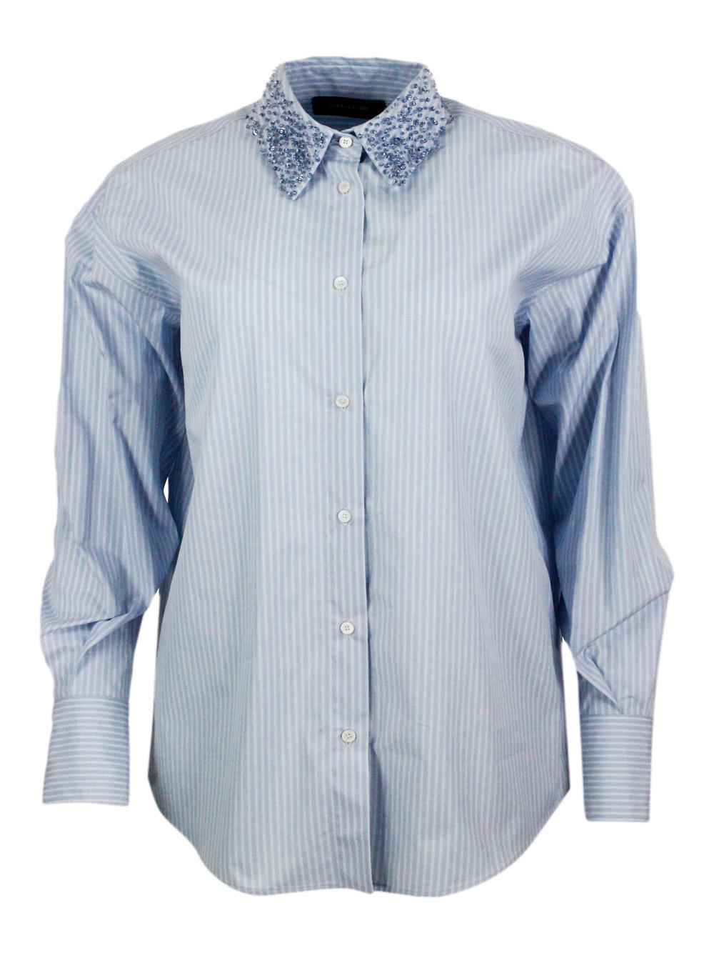 fabiana filippi shirts light blue 100co - women
