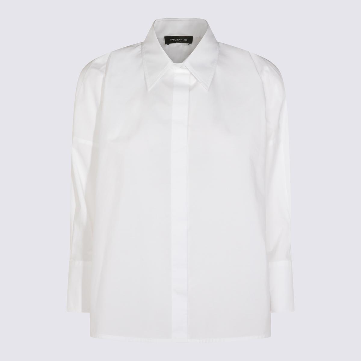 fabiana filippi shirts white _100 % co - women