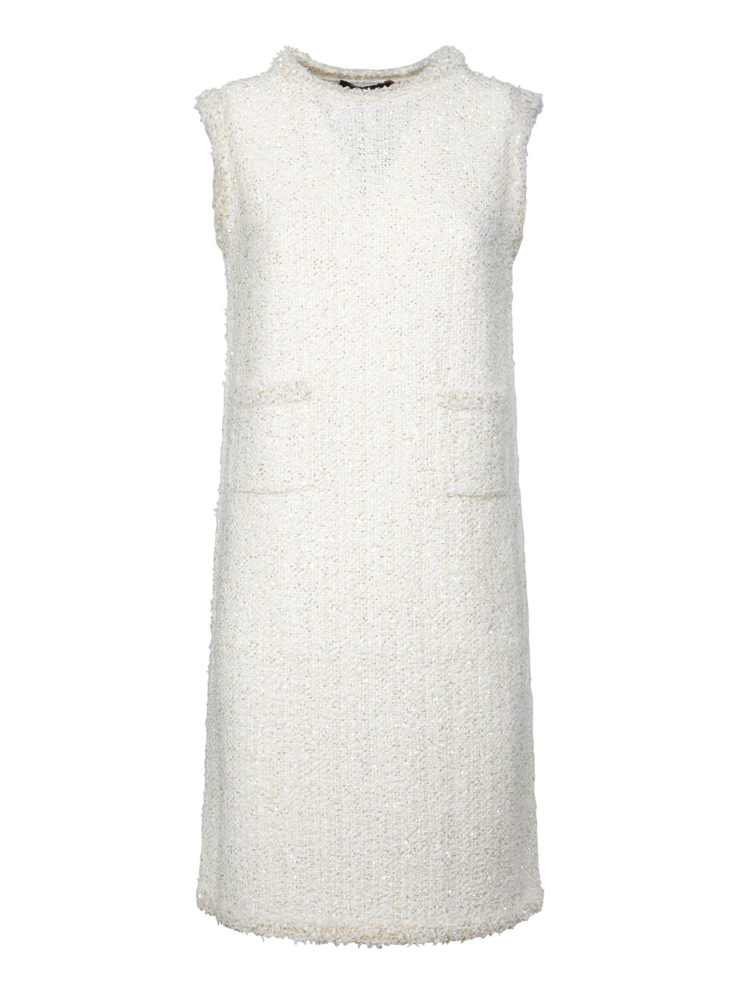 fabiana filippi sleeveless tweed dress