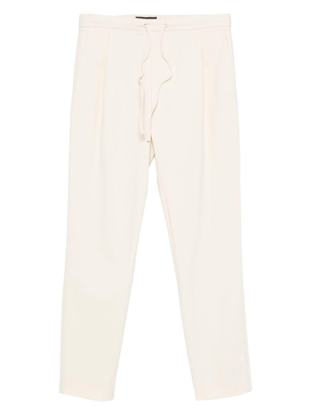 fabiana filippi slim drawstring trousers