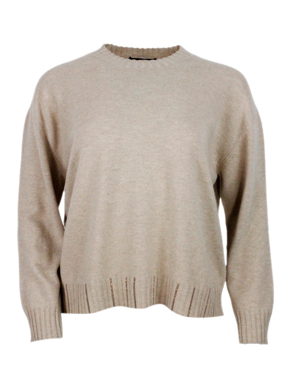 fabiana filippi sweaters beige 75wv 15se 10ws - women