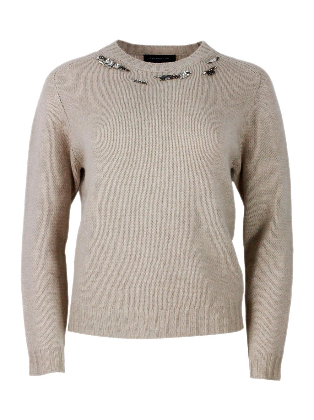 fabiana filippi sweaters beige 75wv 15se 10ws - women