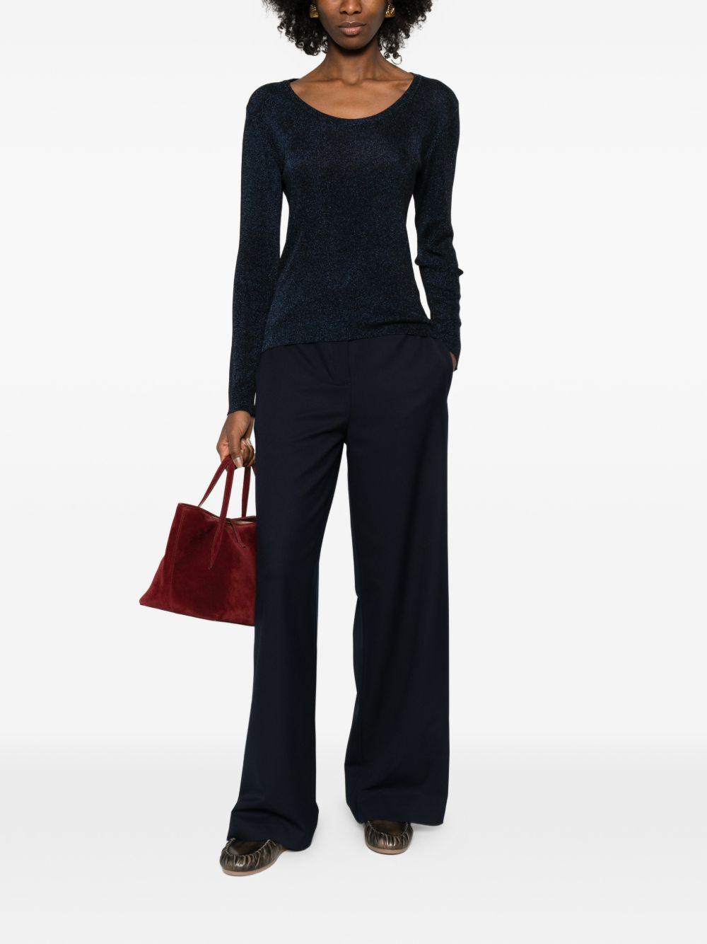 fabiana filippi sweaters blue viscose - women