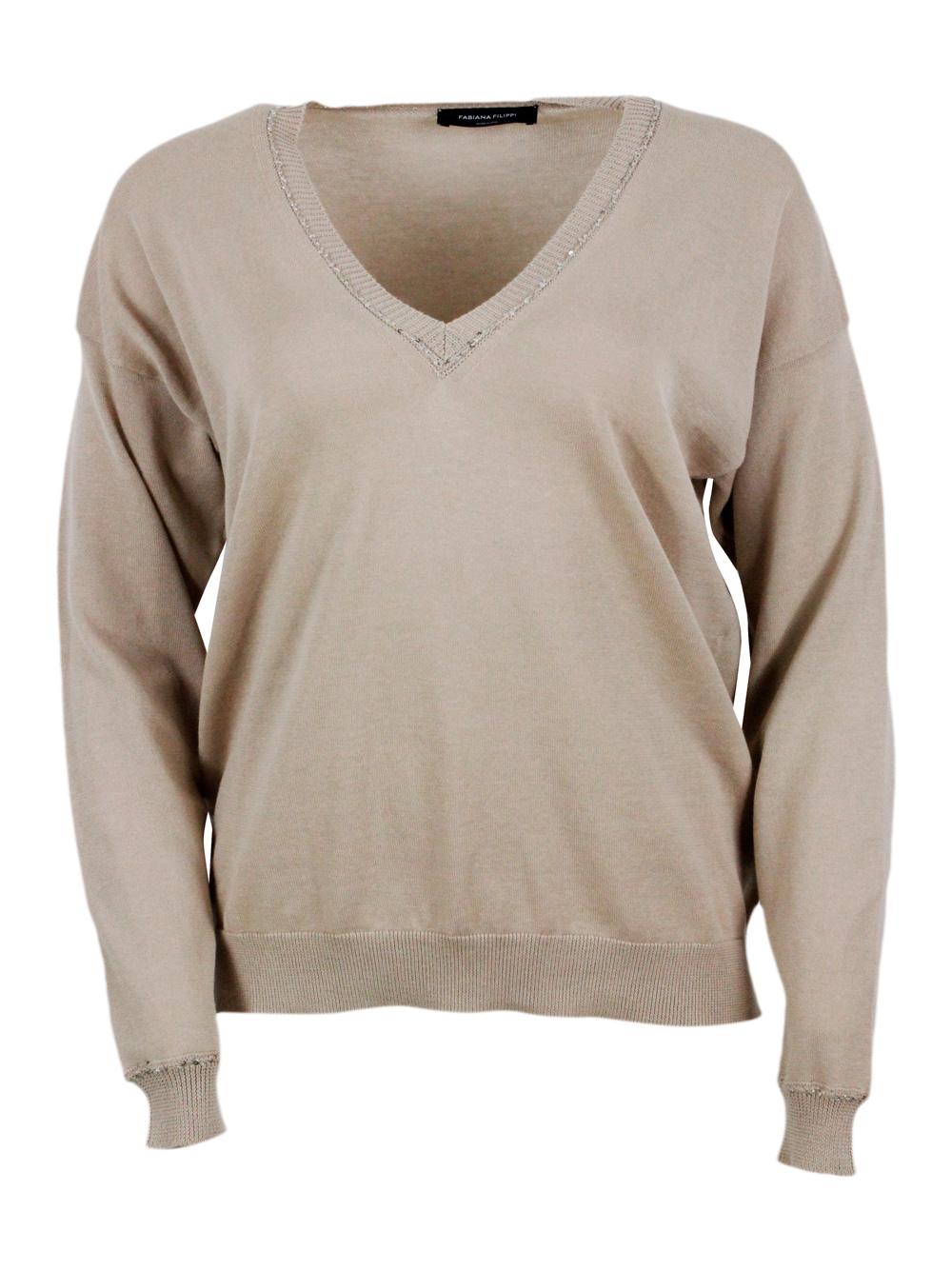 fabiana filippi sweaters brown 100co - women