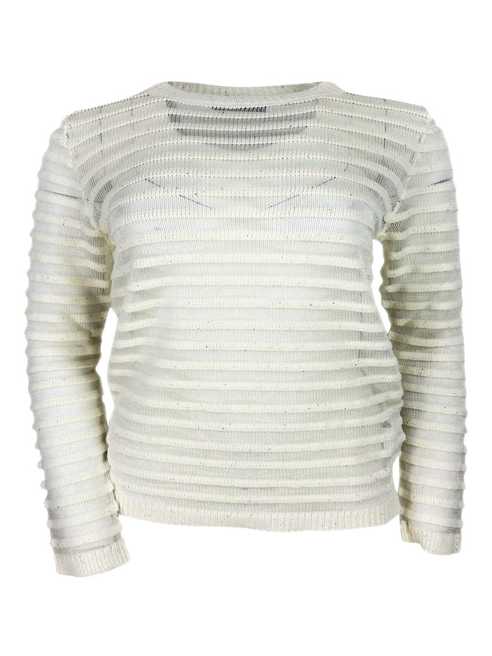 fabiana filippi sweaters cream 61co 38li 1pl - women