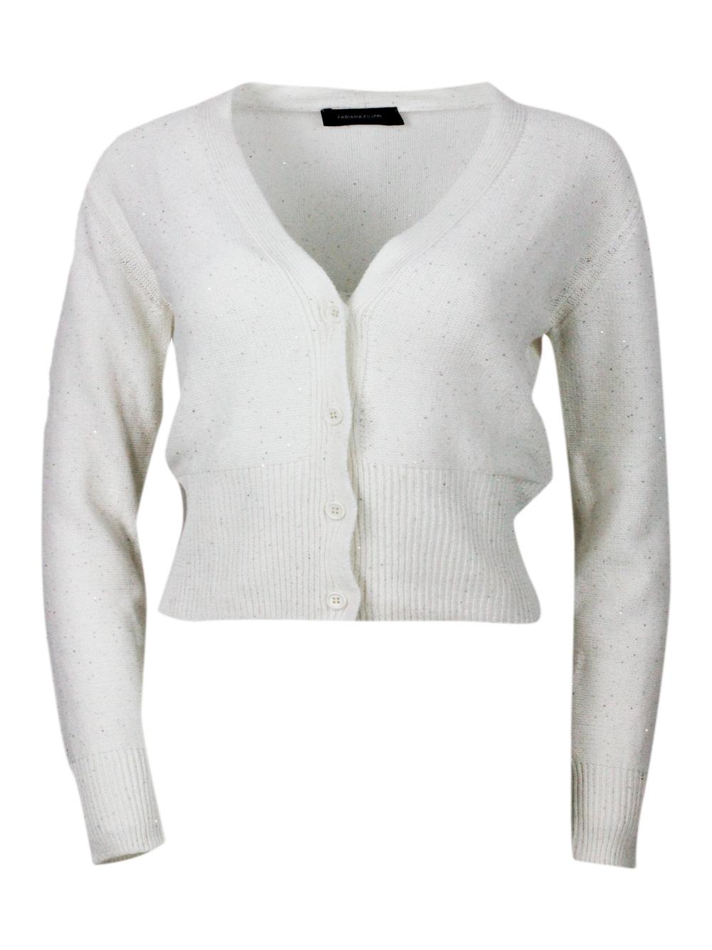fabiana filippi sweaters cream 61co 38li 1pl - women