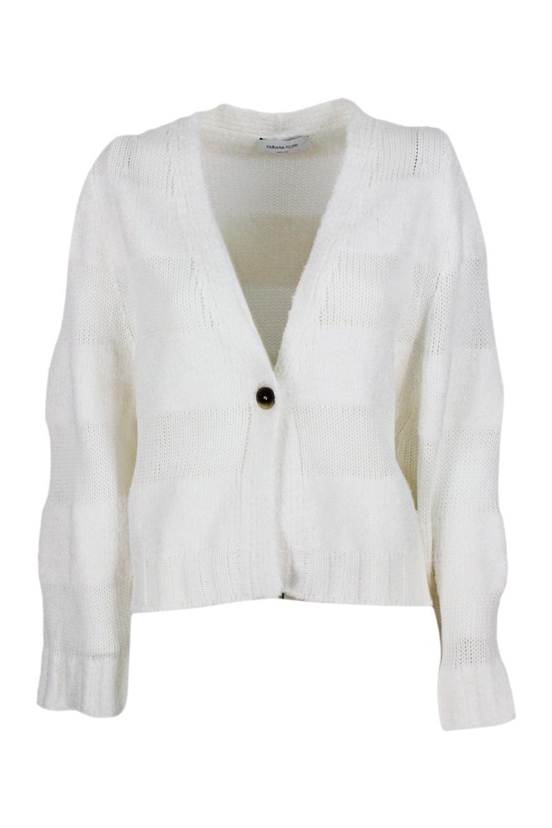 fabiana filippi sweaters white 90li 10pl - women