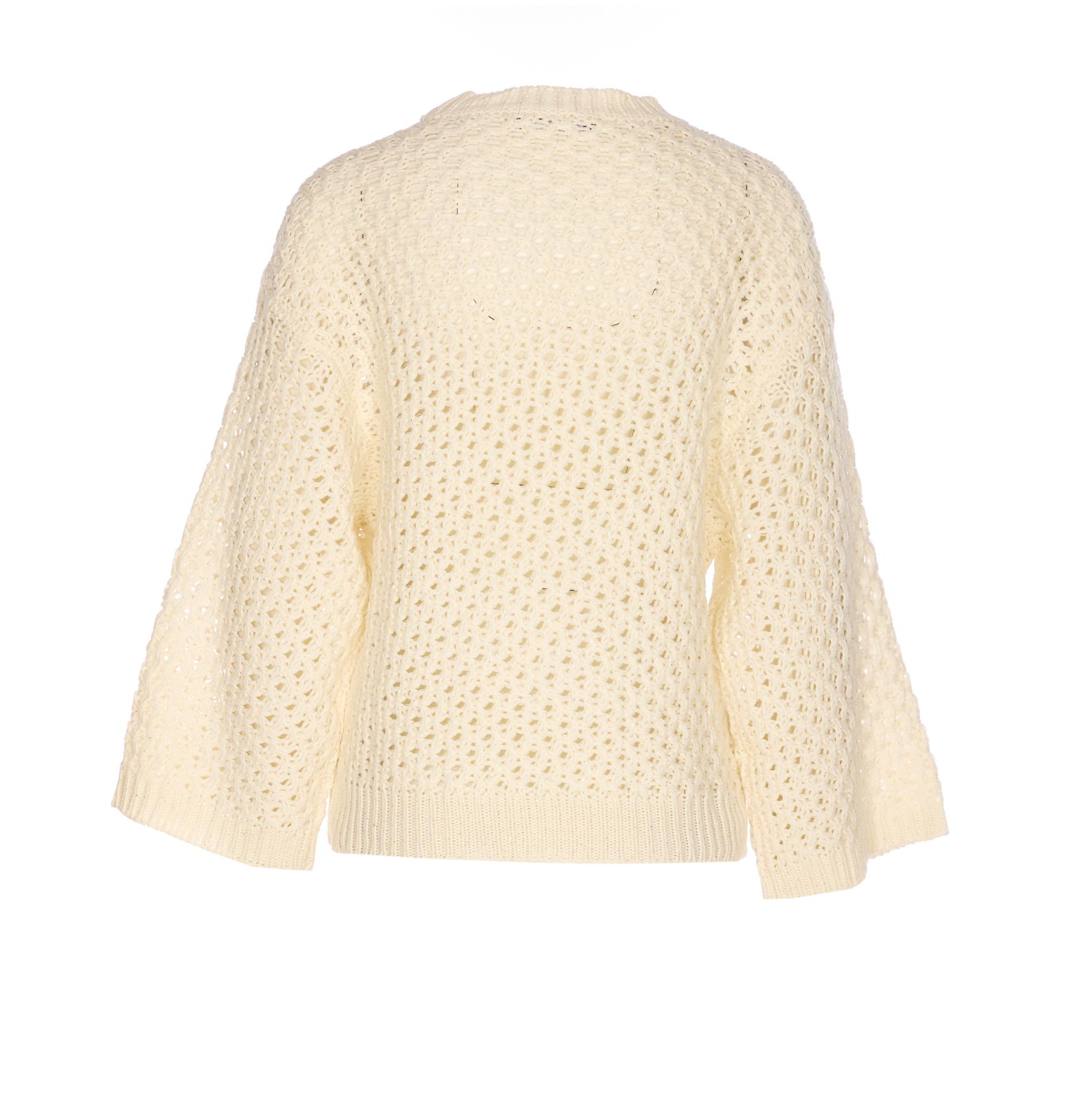 fabiana filippi sweaters white virgin wool - women