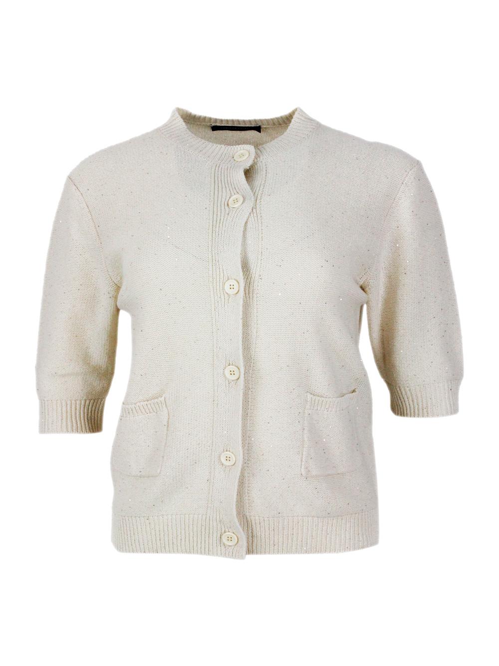 fabiana filippi sweaters yellow 61co 38li 1pl - women