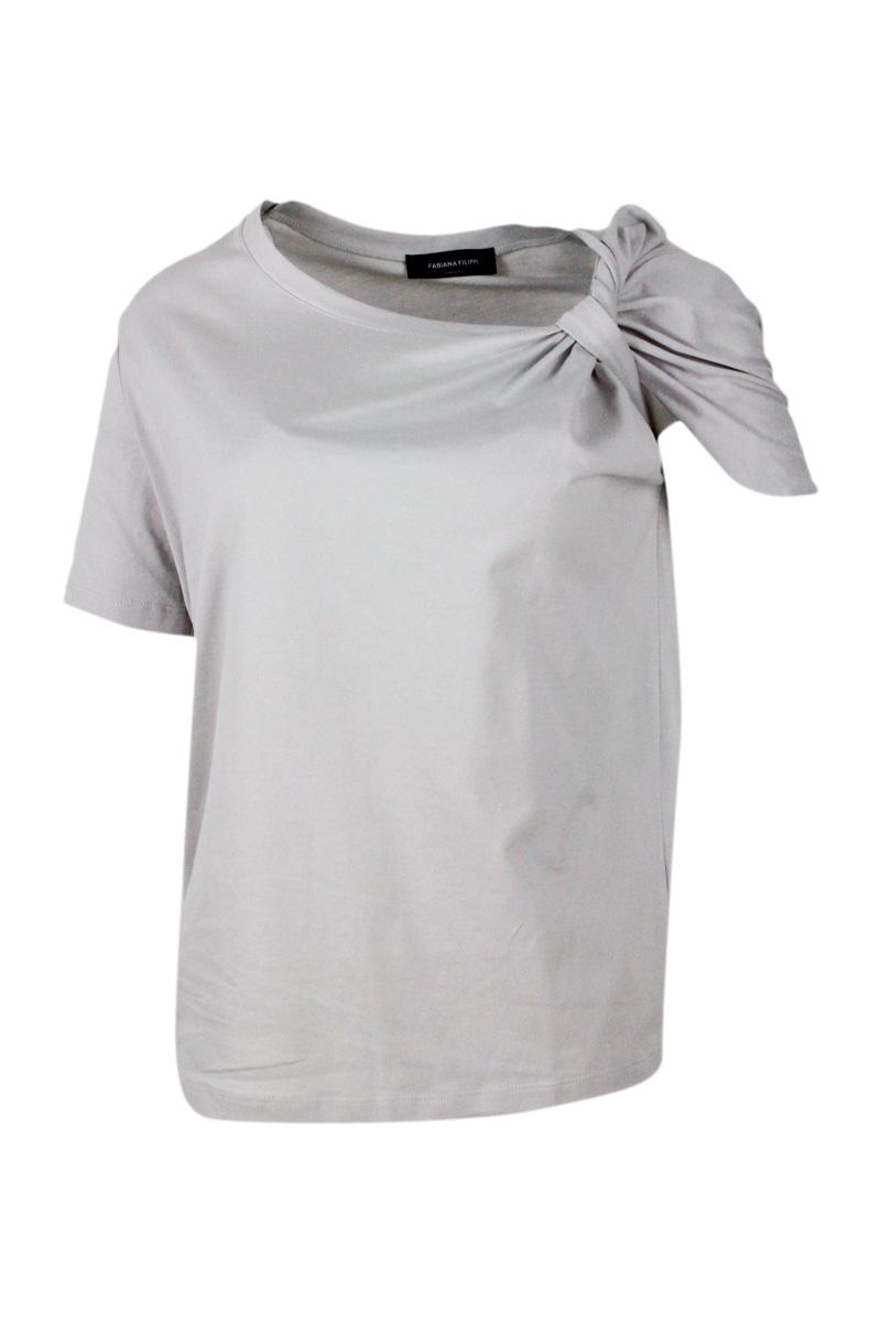 fabiana filippi t-shirts and polos beige 100co - women