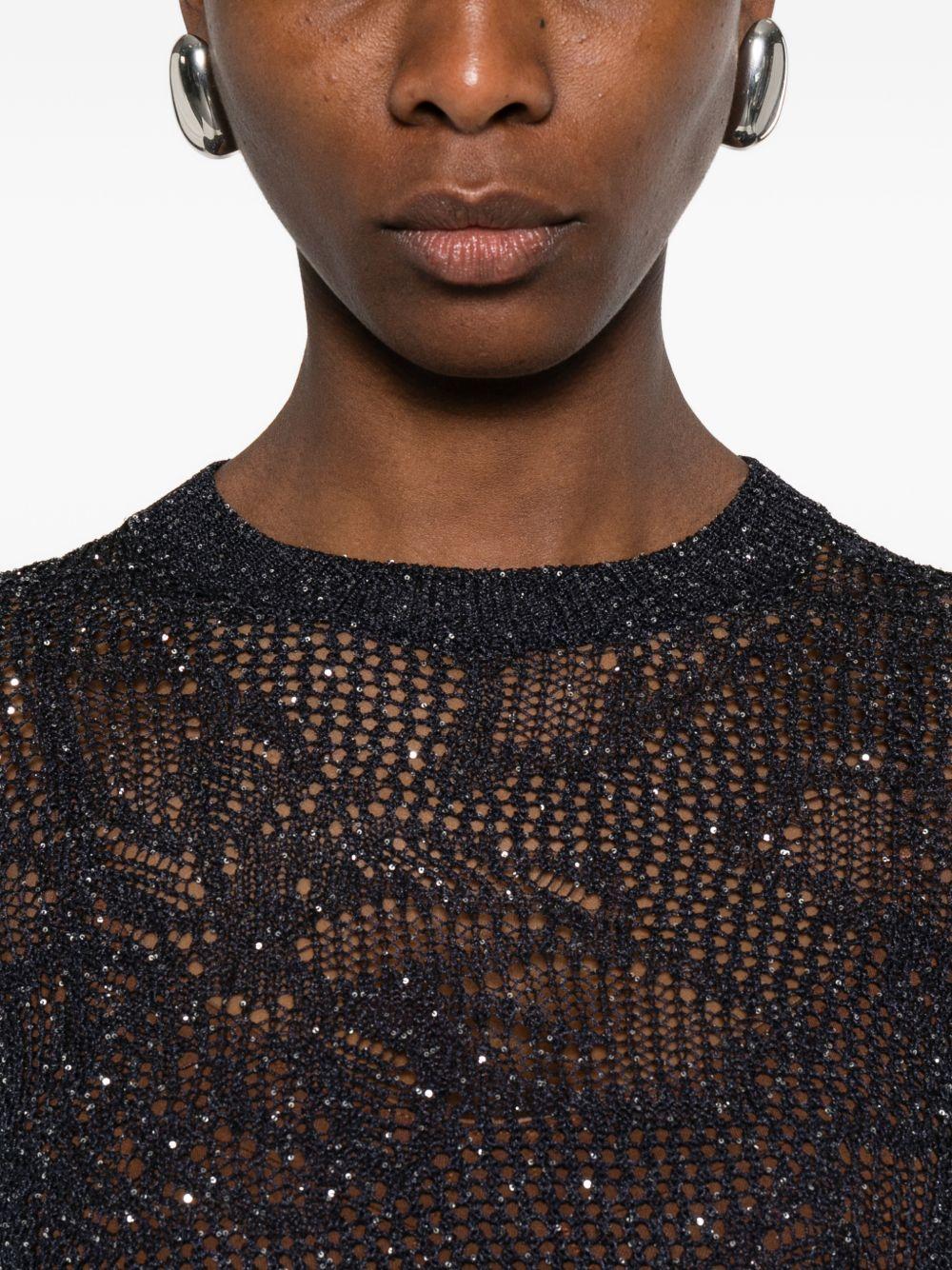 fabiana filippi t-shirts and polos blue polyester - women