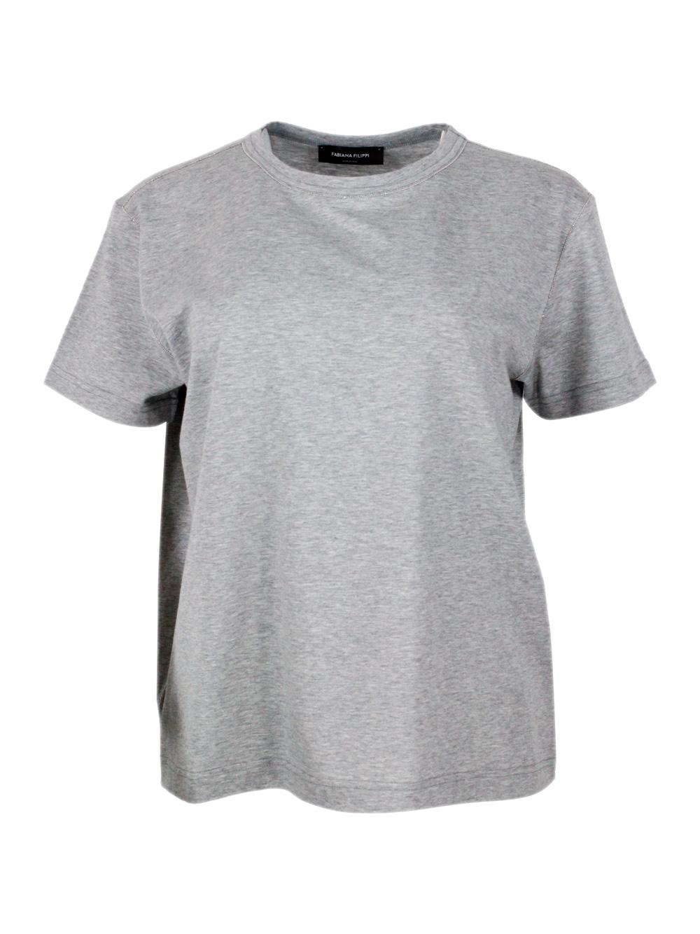 fabiana filippi t-shirts and polos grey 100co - women