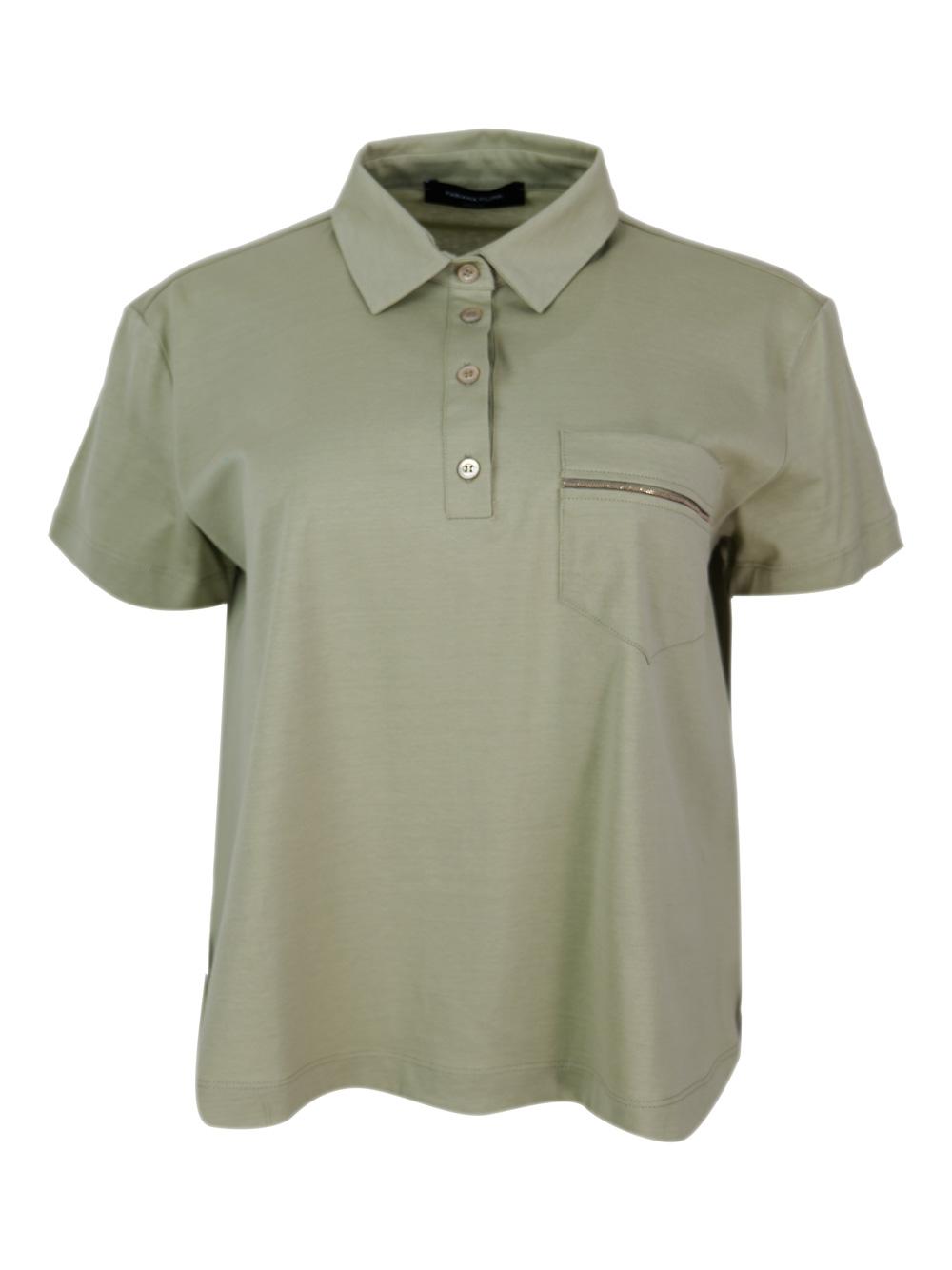 fabiana filippi t-shirts and polos kaki 100co - women