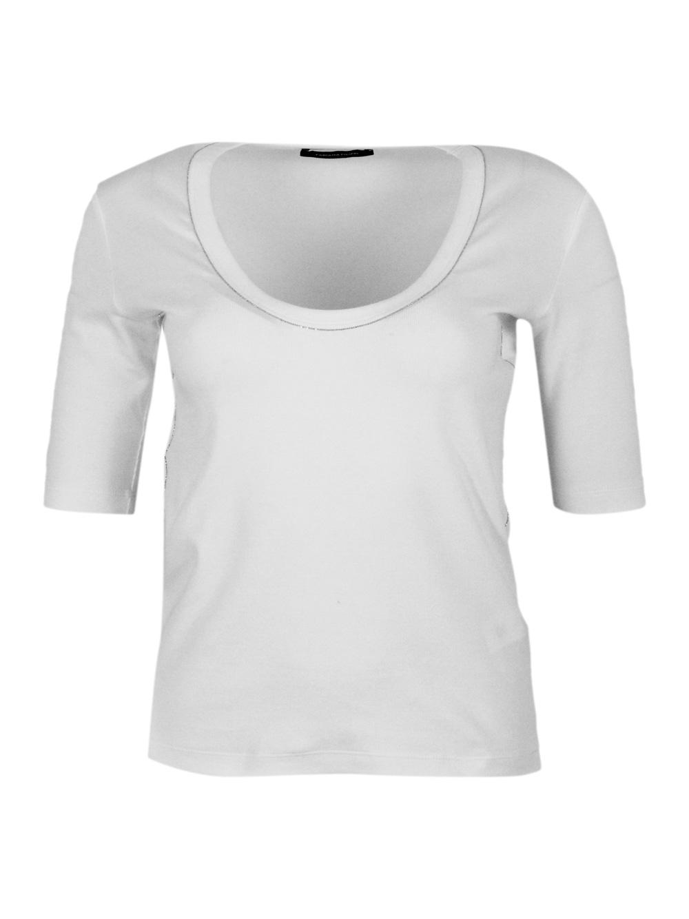 fabiana filippi t-shirts and polos white 94co 6ea - women