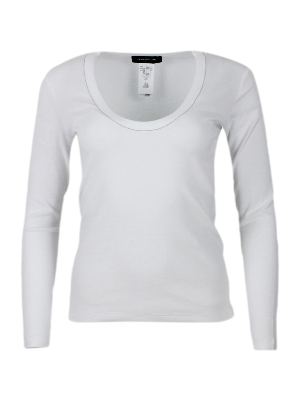 fabiana filippi t-shirts and polos white co ea - women
