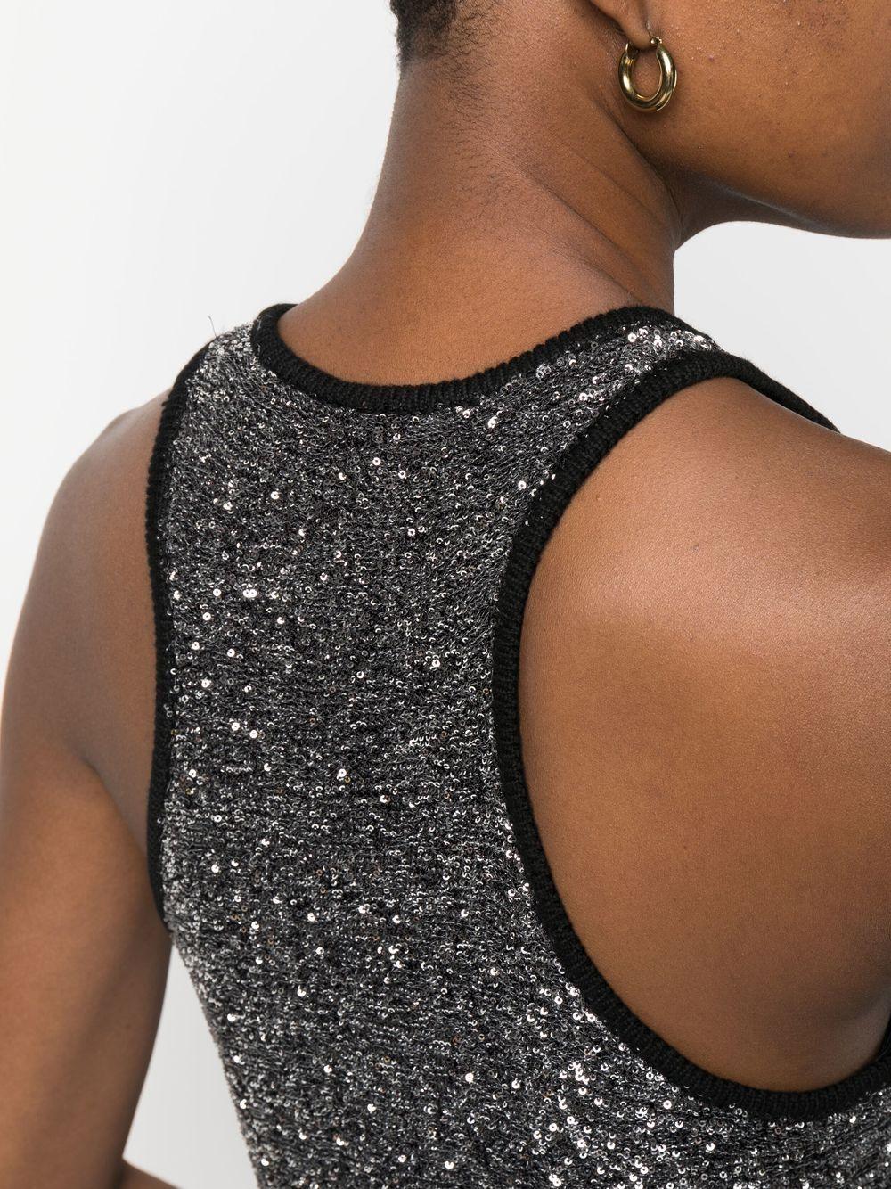 fabiana filippi top black cotton - women