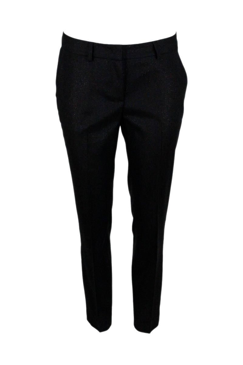 fabiana filippi trousers black 91wv 5pl - women
