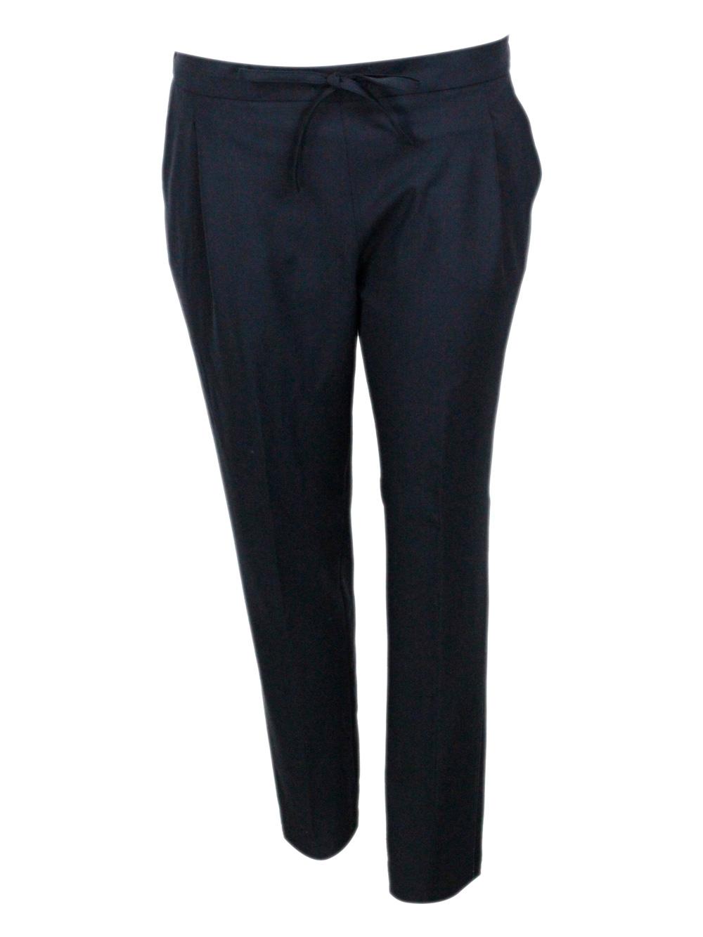fabiana filippi trousers blue 75wv 23pa 2ea - women