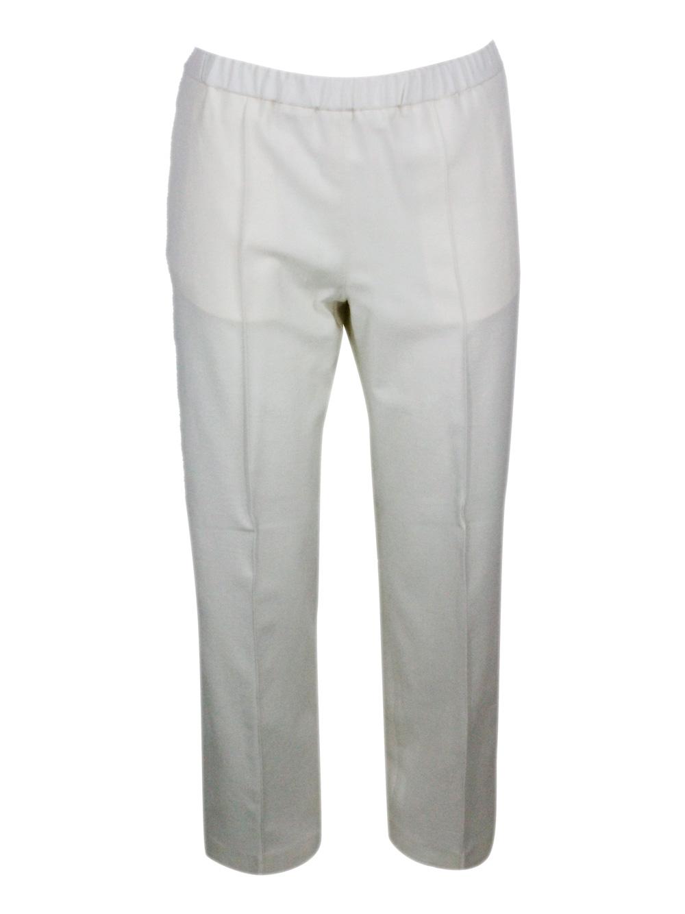 fabiana filippi trousers cream 94wv 5pa 1ea - women