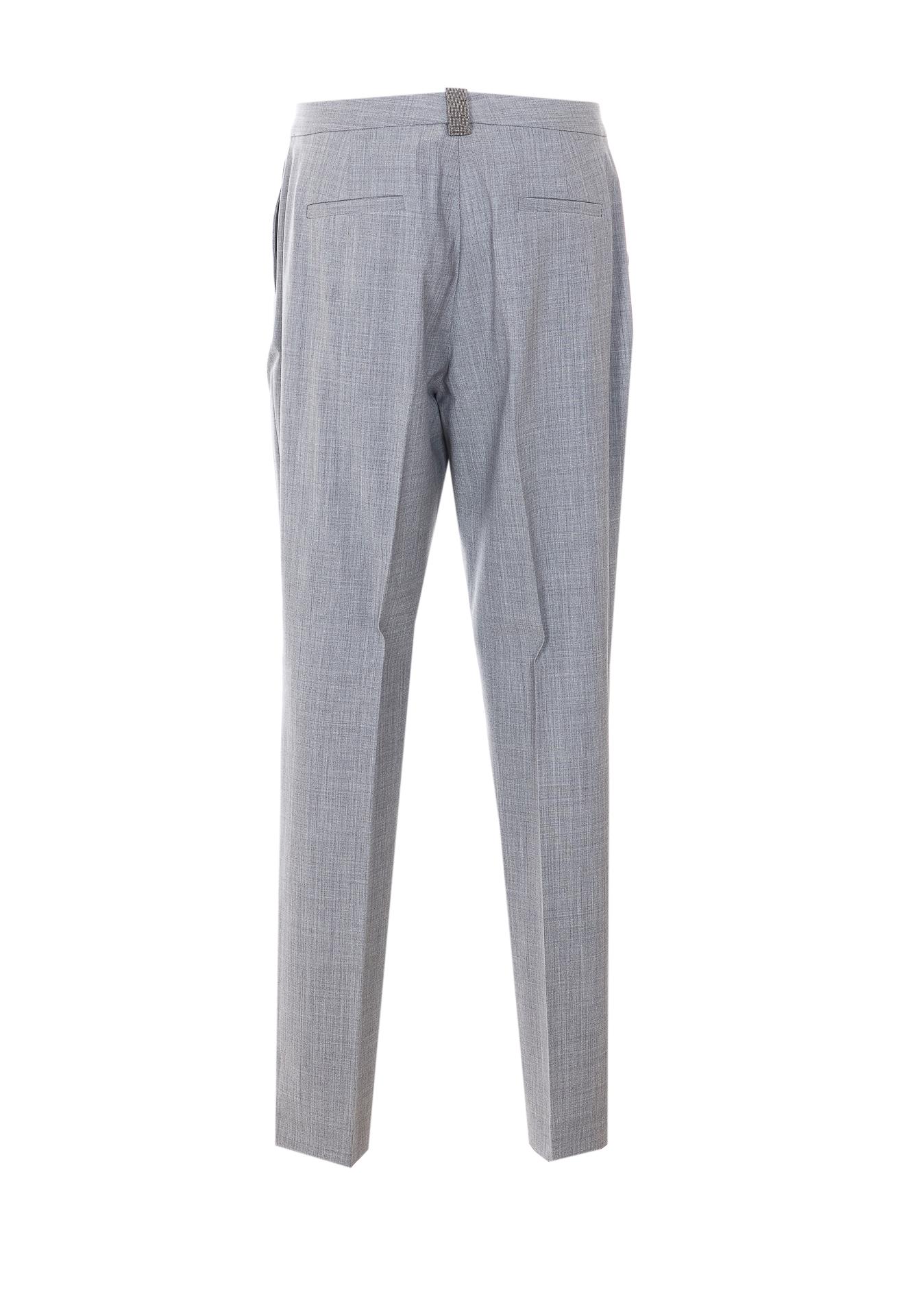fabiana filippi trousers grey virgin wool - women