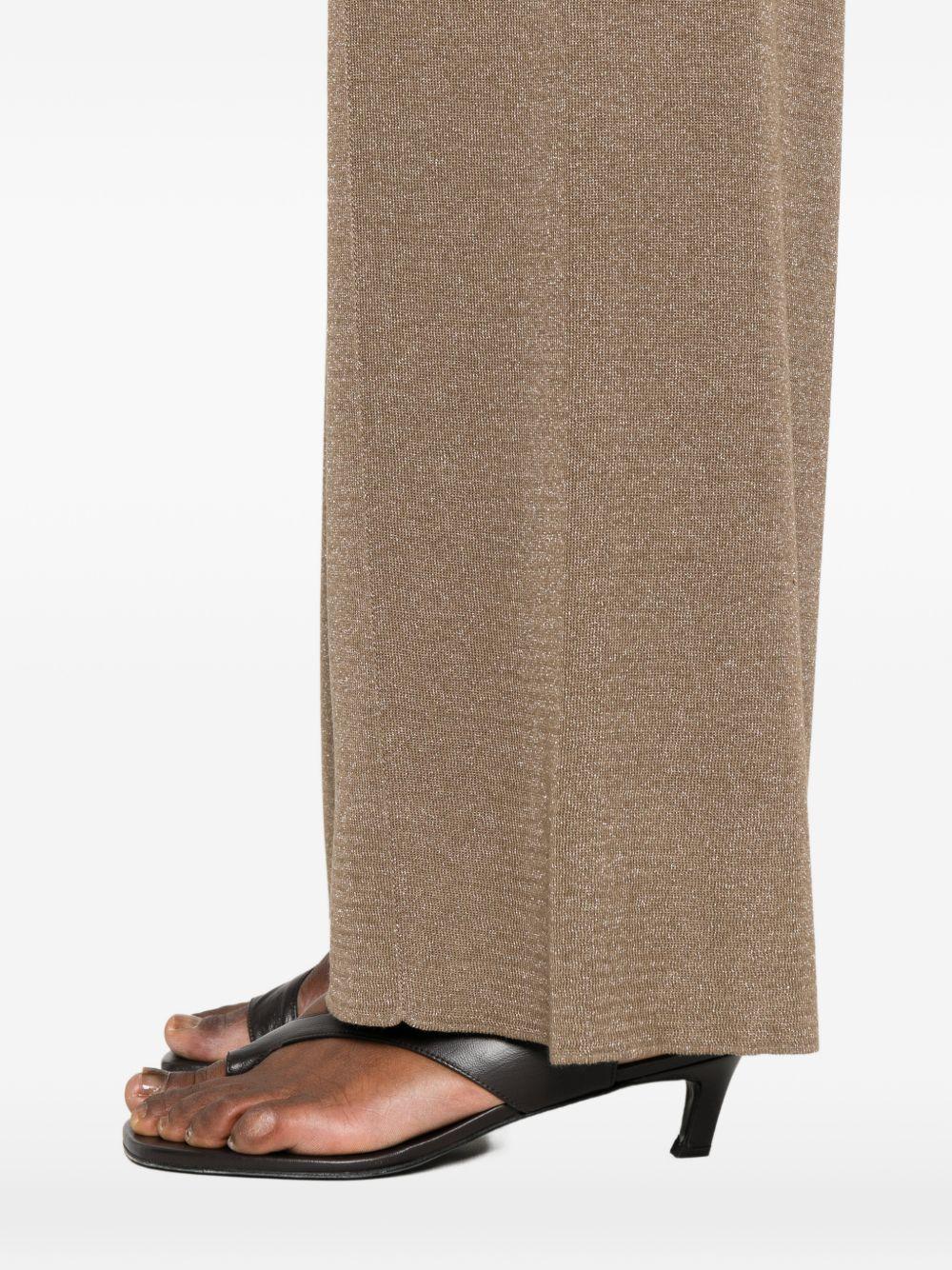 fabiana filippi trousers marrone chiaro viscose - women