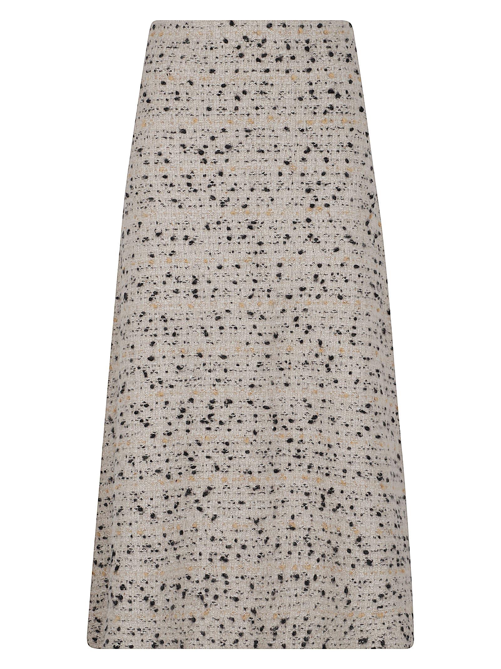 fabiana filippi tweed midi skirt