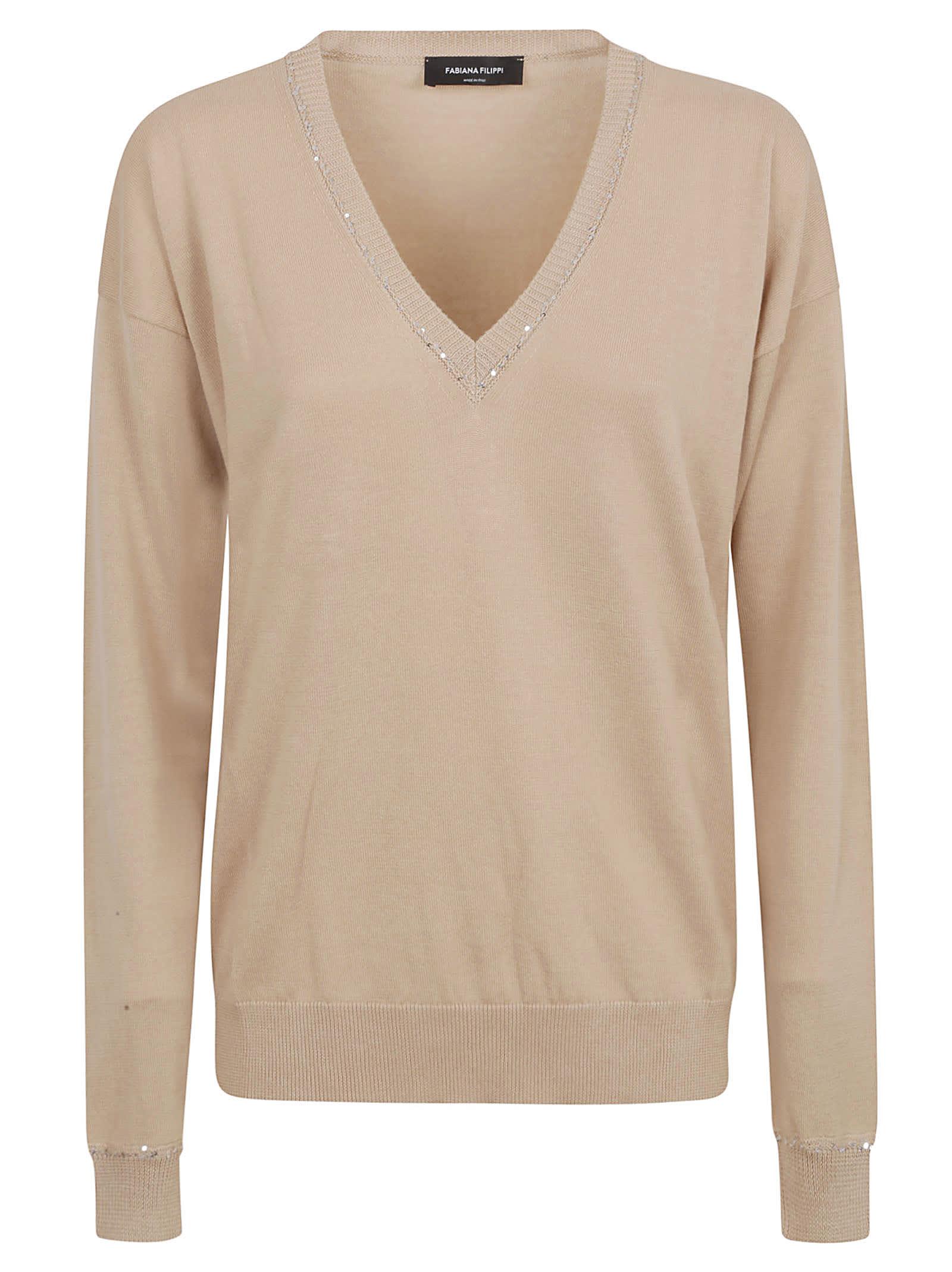 fabiana filippi v-neck sweatshirt